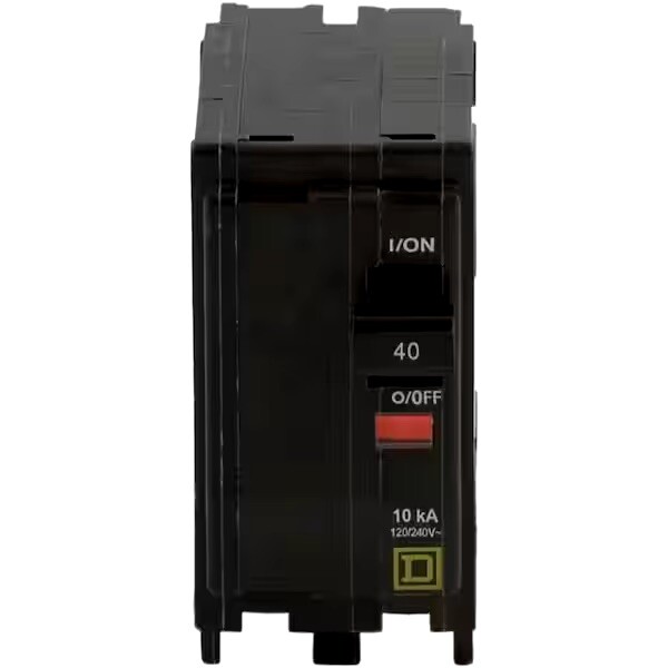 Square D QO240CP Miniature Circuit Breaker – 40 A, 2 Pole, 120/240 VAC
