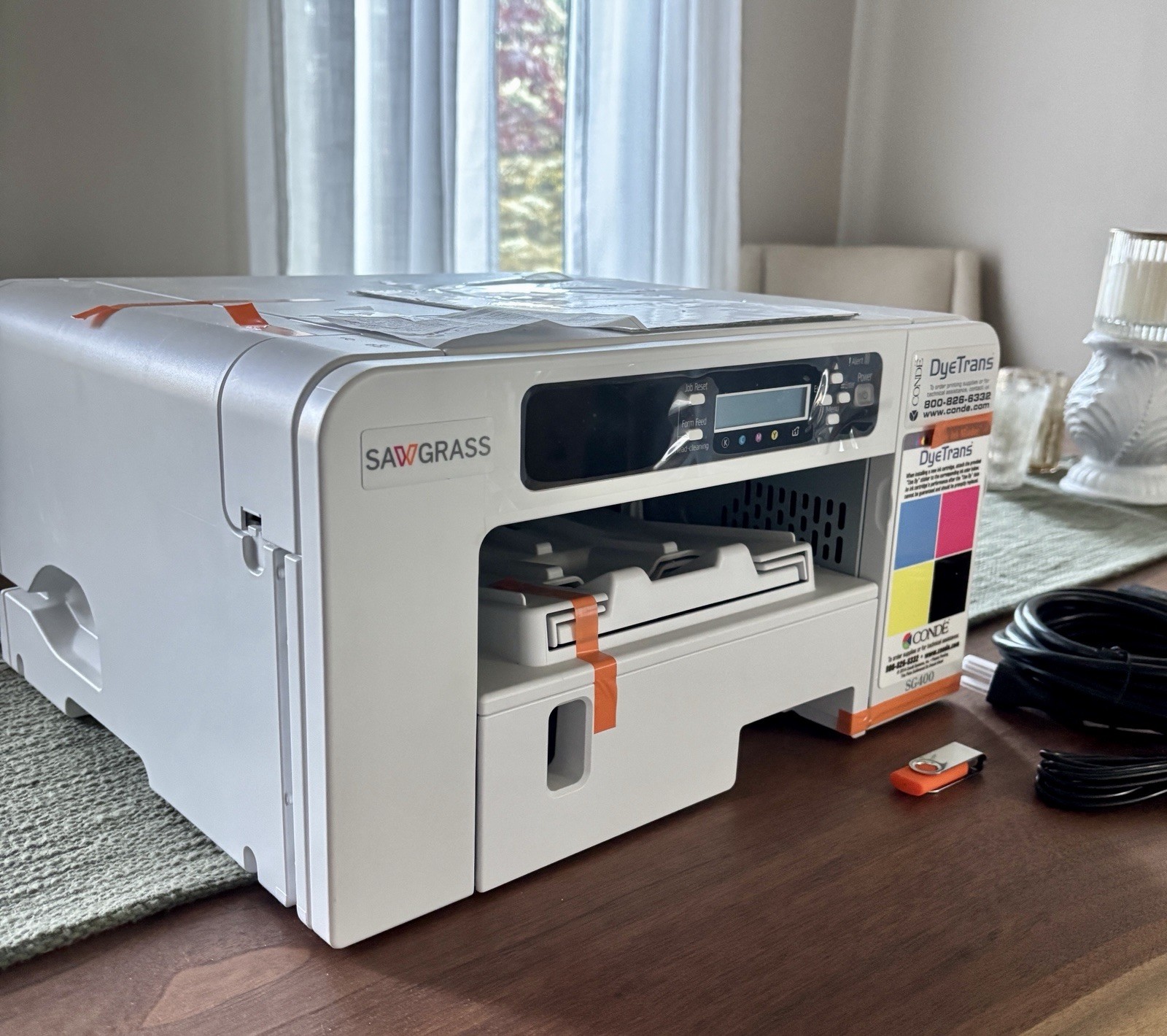 Sawgrass Virtuoso SG400 Sublimation Printer 8.5x11in Prints