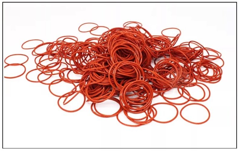 High Resistant & Temperature Red Silicone O-Ring Thickness=3mm x20pcs