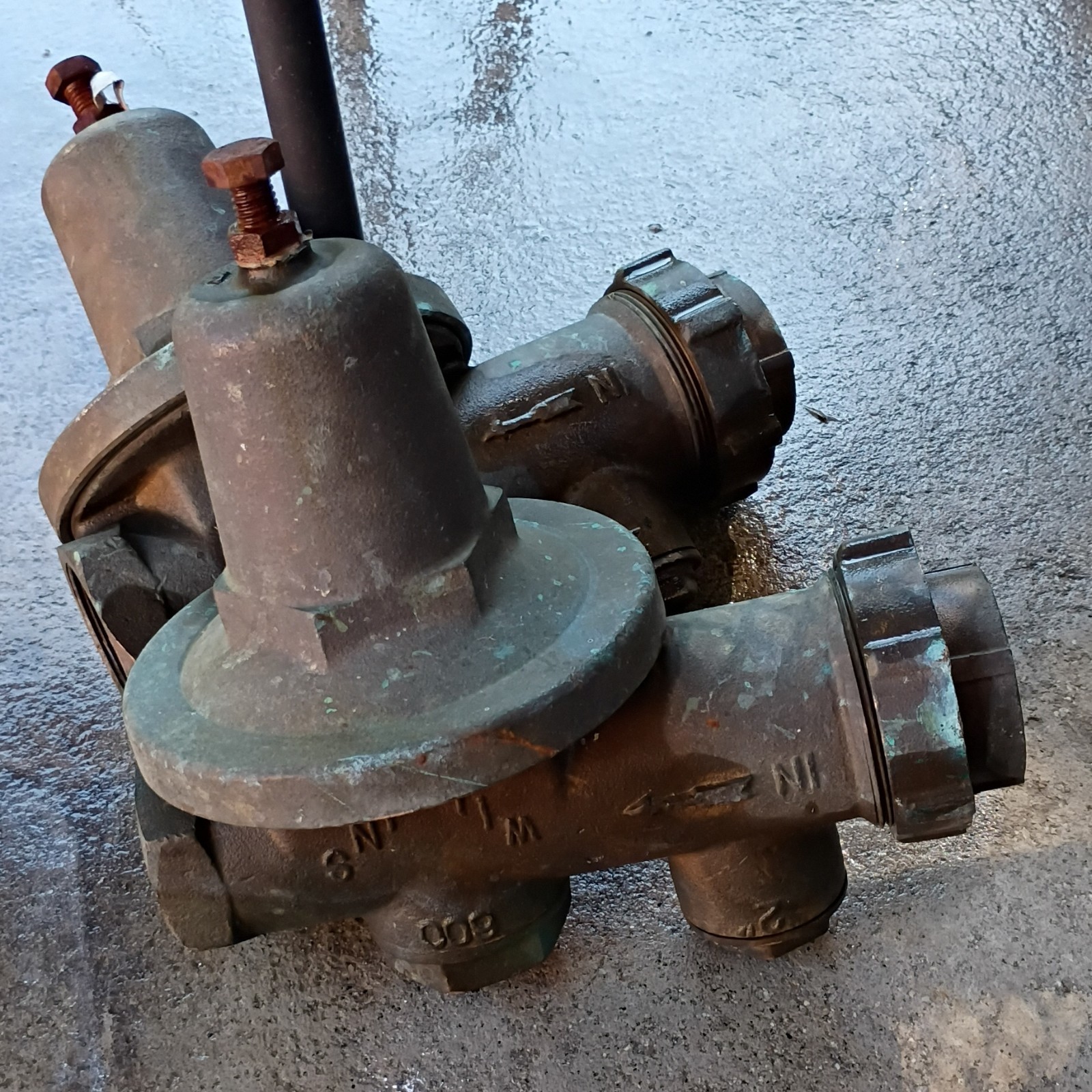 Wilkins 600 Manual Regulating Valve, Brass Body, Water Media, 2 Each