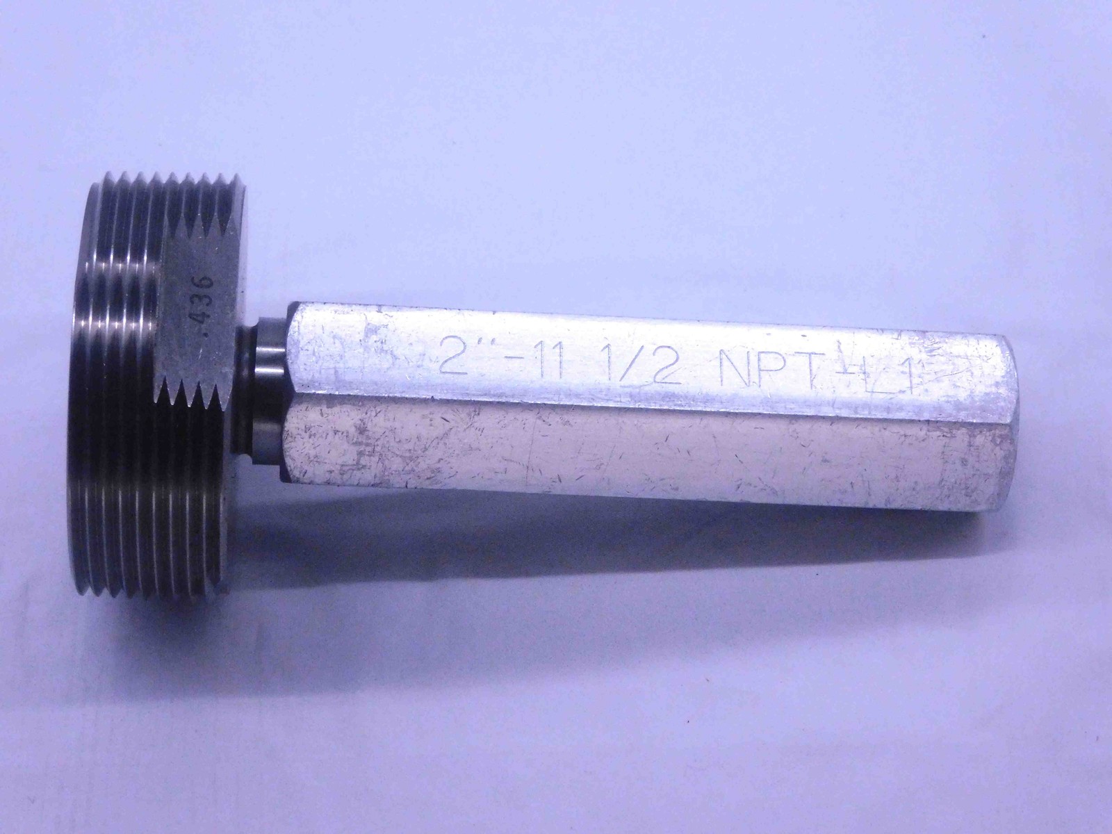 2″ 11 1/2 NPT L1 PIPE THREAD PLUG GAGE 2.0 2.00 2.000 2.0000 N.P.T. NATIONAL