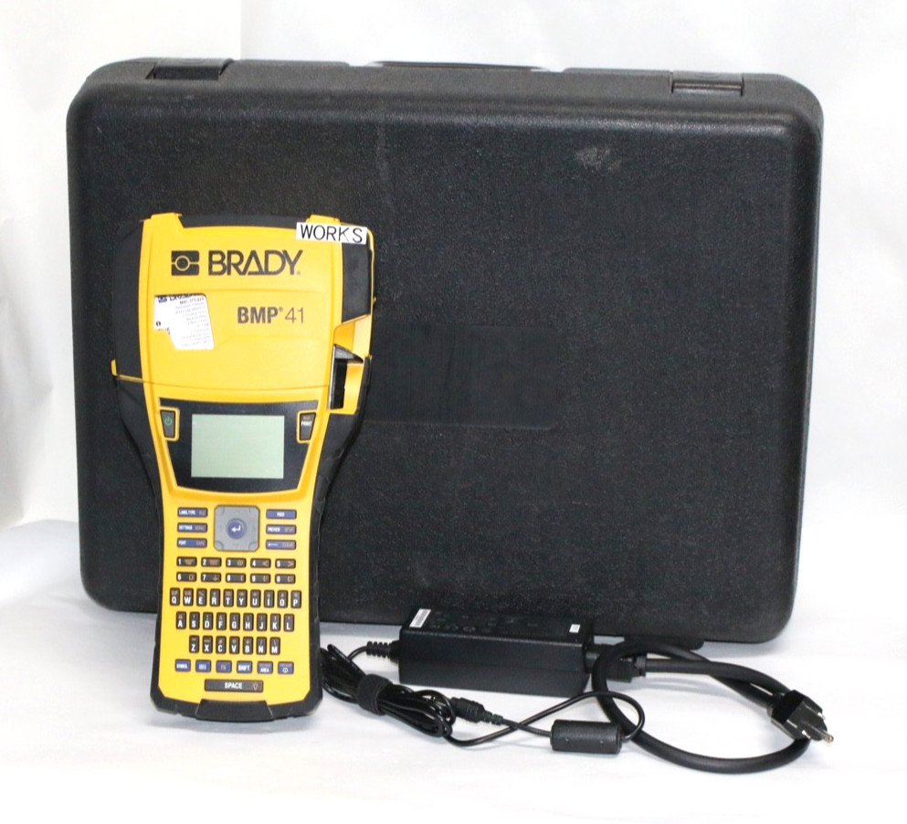 Brady BMP41 Portable Label Printer With Rechargeable Battery