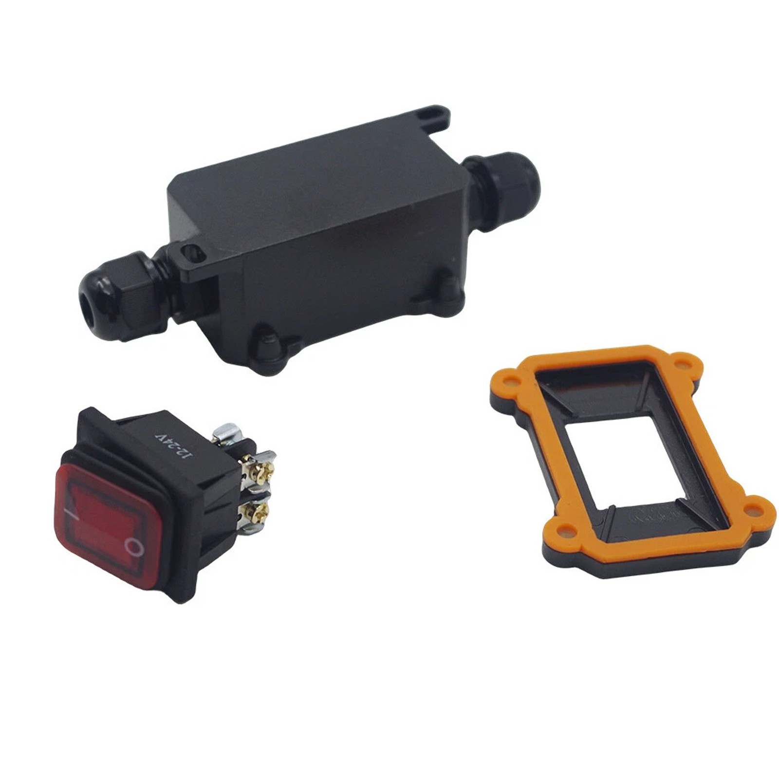 12V Inline Cord Switch IP67 Waterproof, Outdoor ON/Off Toggle Switch DC SWITCH