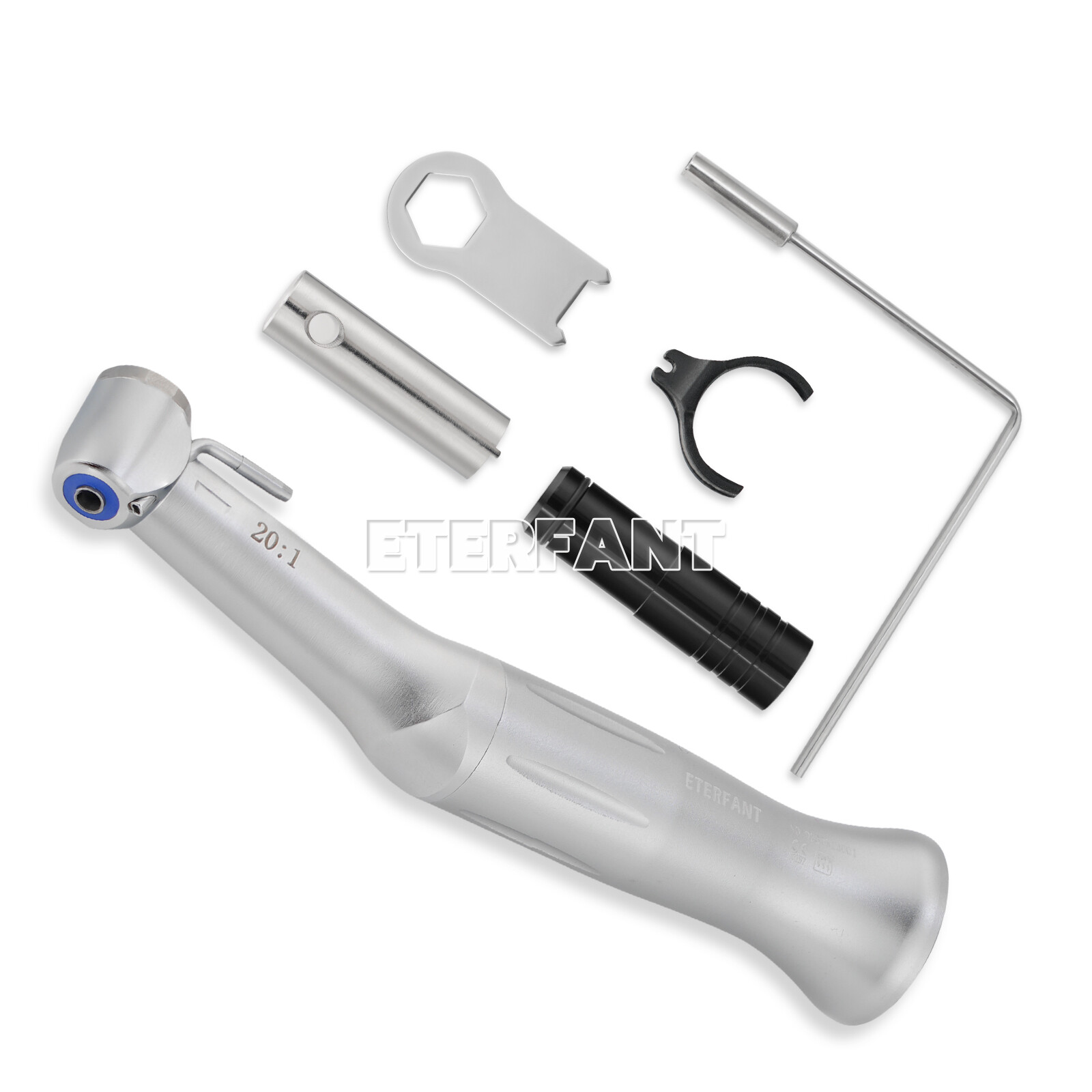 NSK Style Dental 1:1/1:5/20:1 Fiber Optic LED Increasing Contra Angle Handpiece
