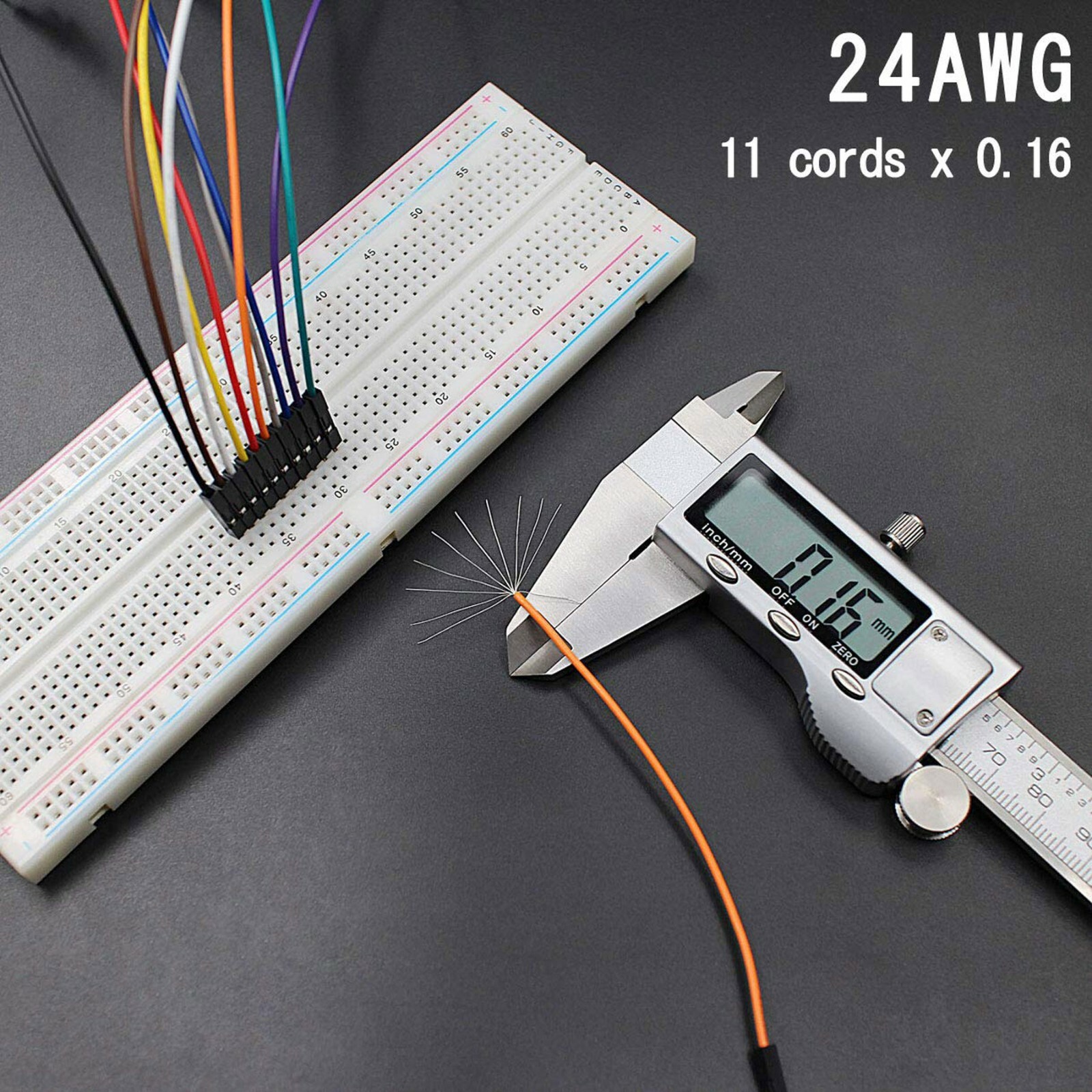 a4 40pcs 20cm Male to Male Dupont Wire Jumper Cable