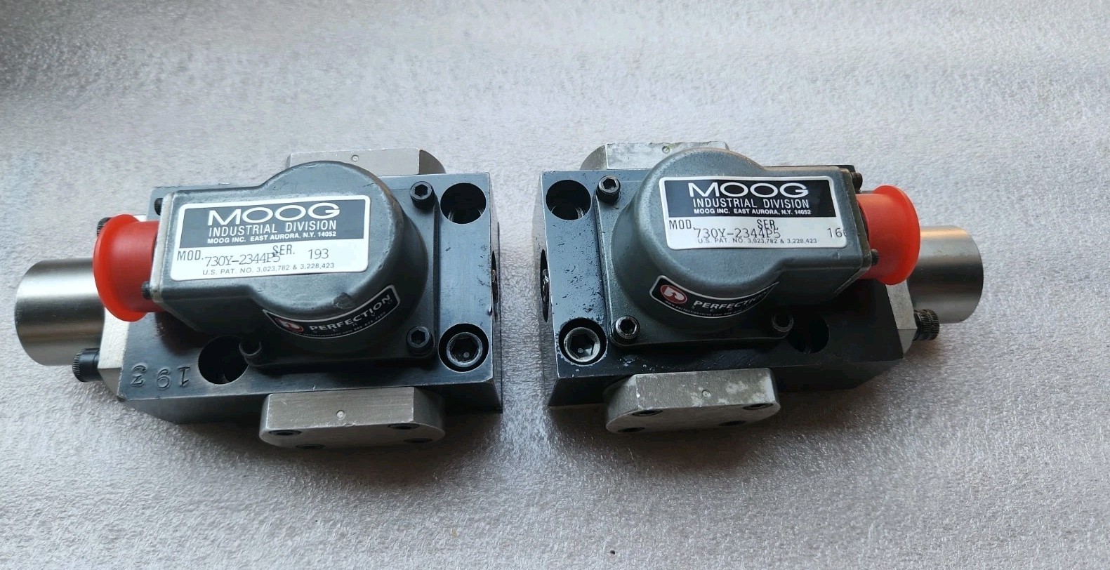 MOOG 730Y-2344P5 (730Y-234HP5) SERVO VALVE, REBUILT, 1 PC