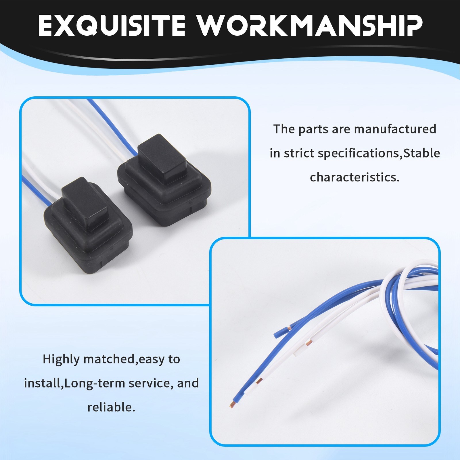1Pair Inductive Exterior Handle Button Key 82651-G2720 82661G2720 for 7270