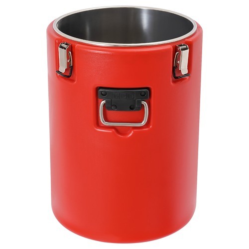 40L Commercial Soup Container Insulated Hot Cold Beverage Carrier Red