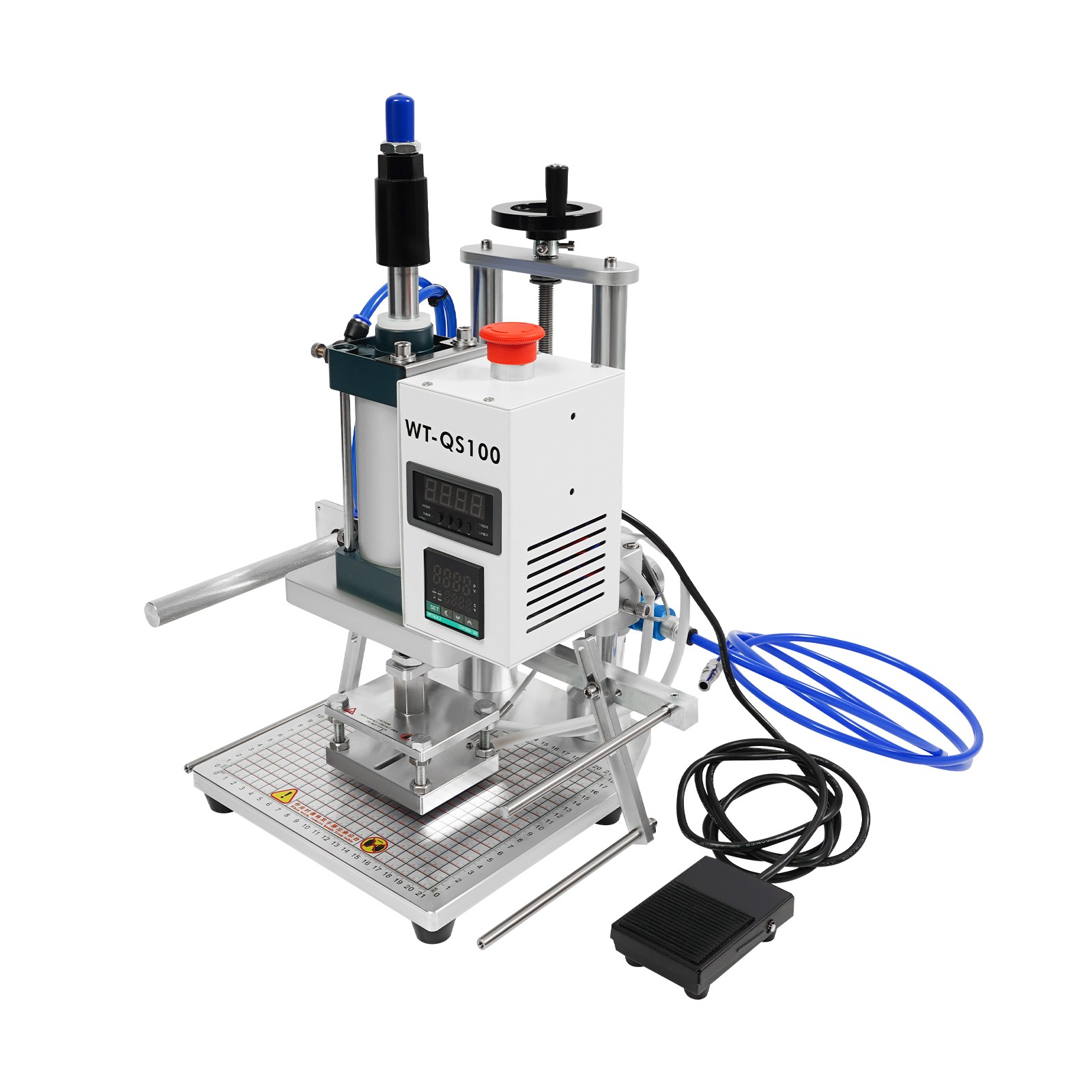 Pneumatic Hot Foil Stamping Machine PVC Leather Pu Paper Digital Emboss Machine