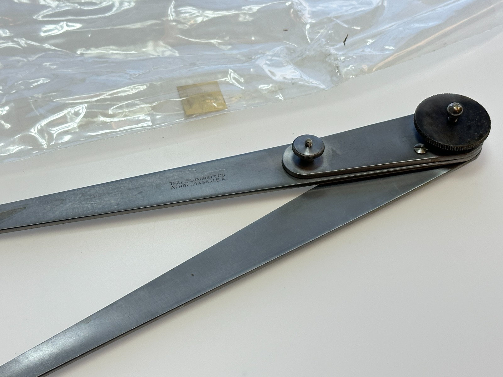NEW Starrett Tools USA No. 39 Lock Joint Inside Calipers, 12” Long (EDP 50258)