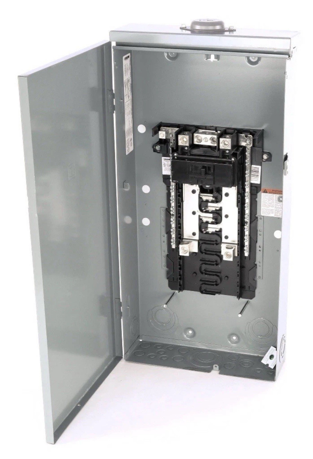 Square D Homeline Outdoor 200 Amp 8 Spaces 16 Circuits Main Breaker Panel Box