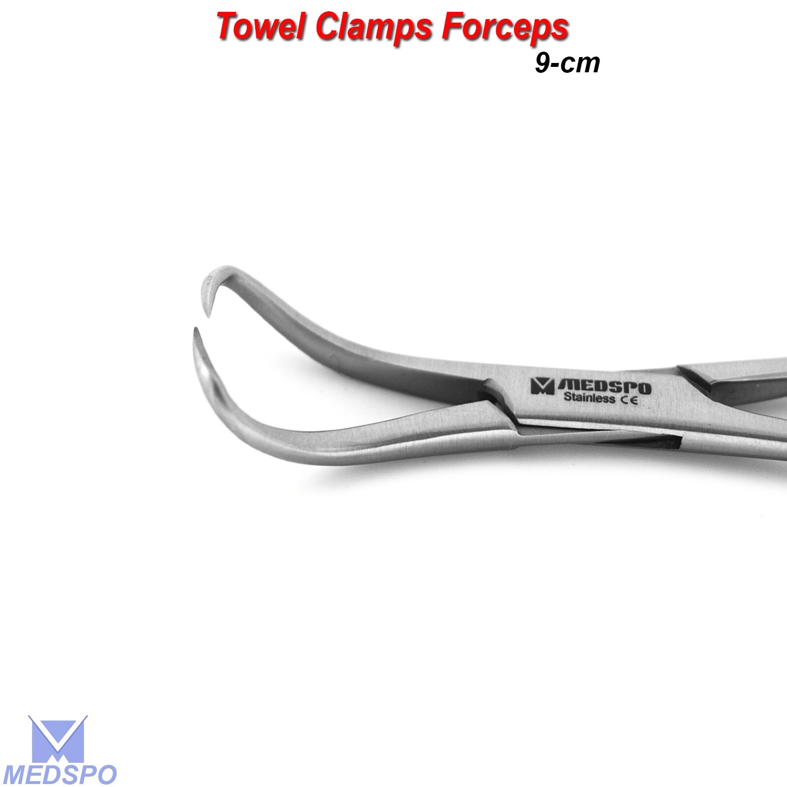 Dental Hemostatic Backhause Towel Clamp Forceps Grasping Tissue Plier Forceps