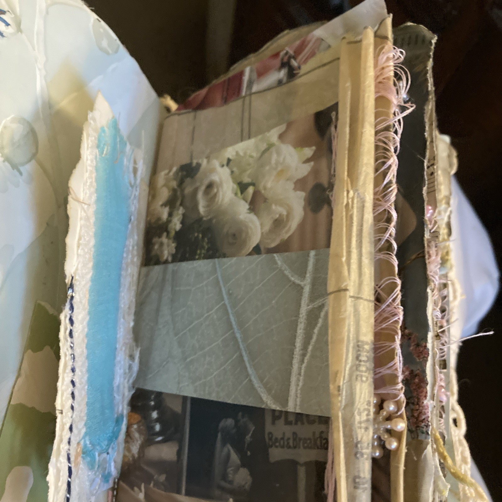 Junk Journal, Grungy, Blooming Table, Coffee Stain