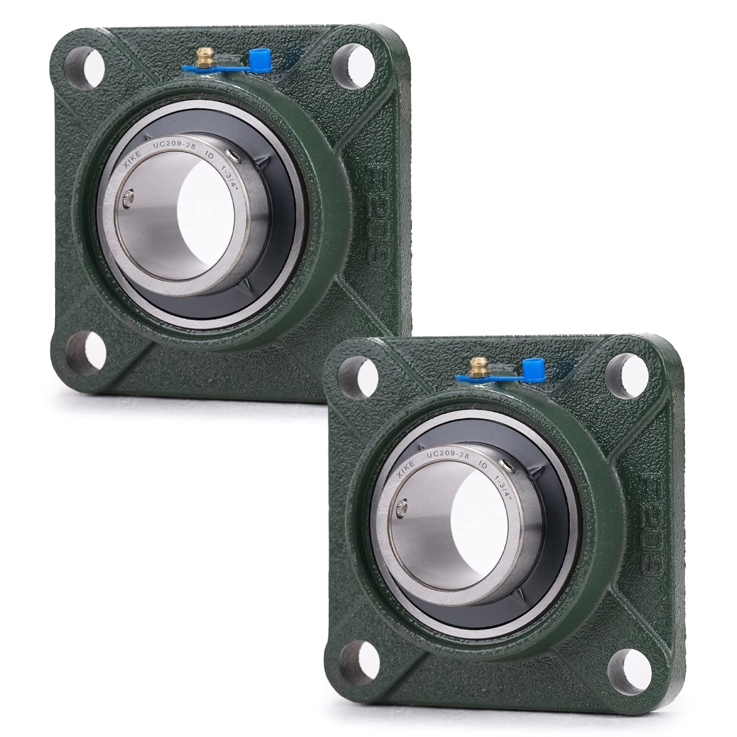 waltyotur UCF209-28 Bore 1-3/4 Pillow Block Square Flange Mounted Ball Bearings,