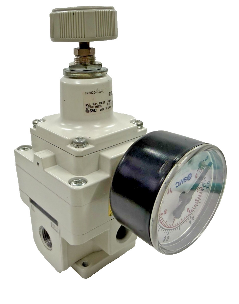 SMC IR3020-F02-L Precision Air Regulator 1/4″ 0.01 ~ 0.8 Mpa Max 1.0 Mpa