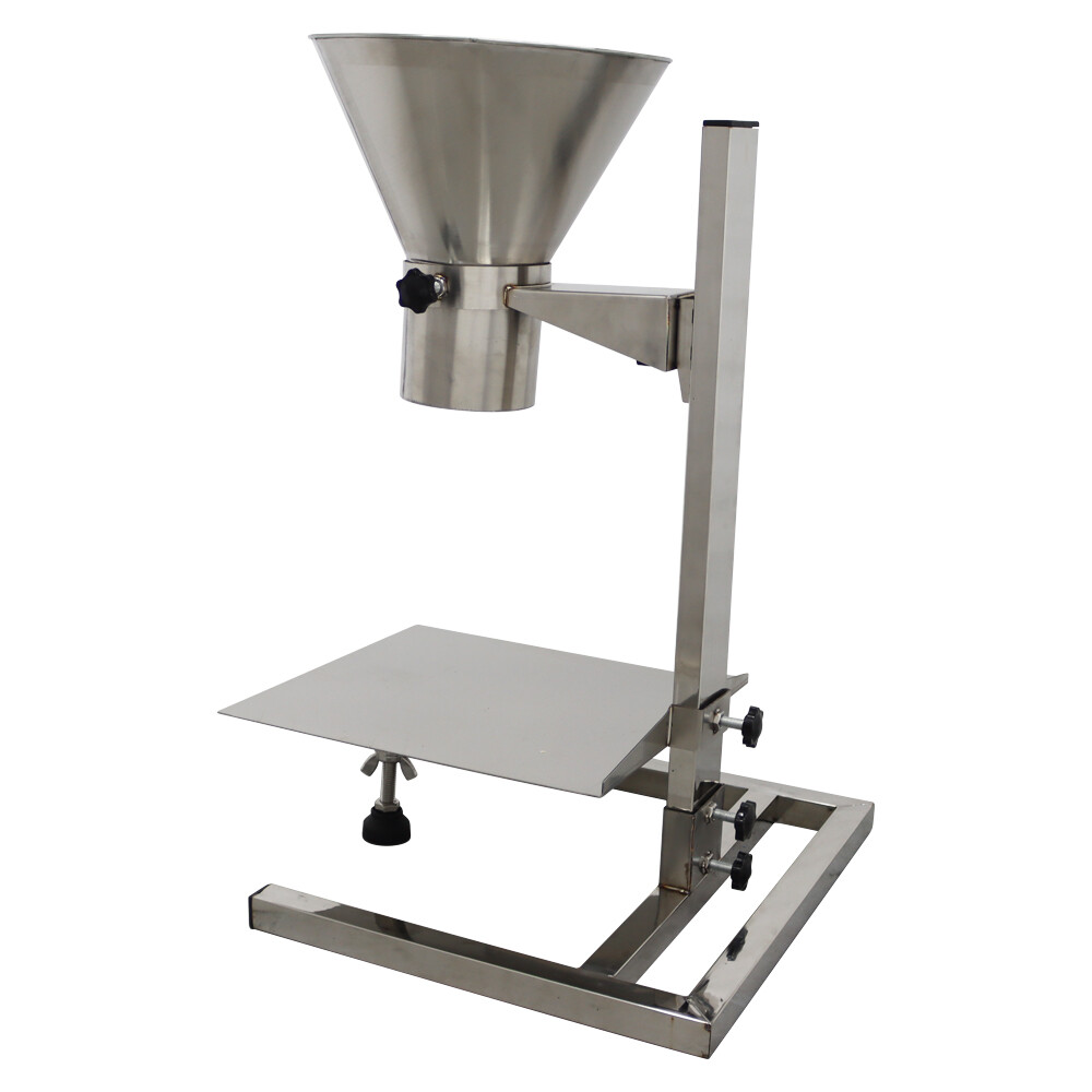 Stainless Steel Manual Feeding Hopper with Support Stand 0.8″/2″/3.9″