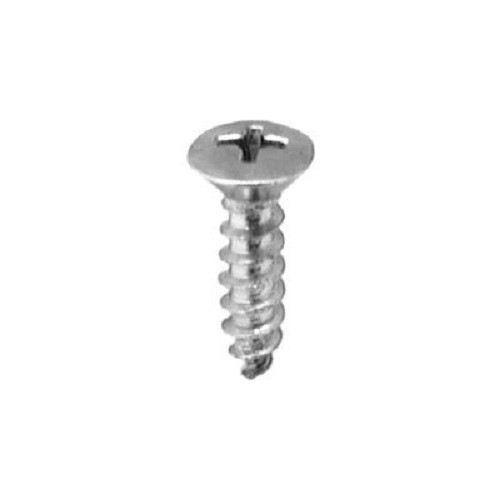 100#10 X 3/4″ Phillips Oval Head Tapping Screws Chrome