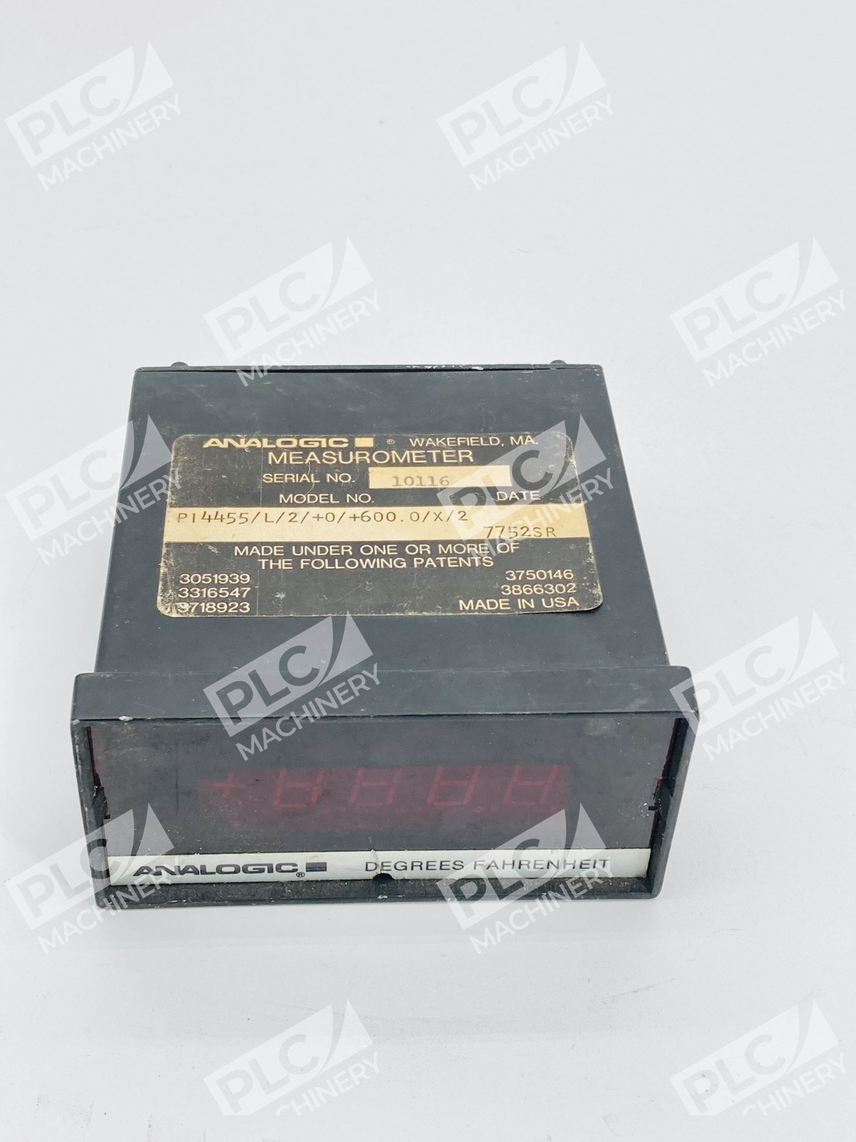 Analogic PI4455/L/2/+0/+600.0/X/2 Digital Panel Meter Indicator