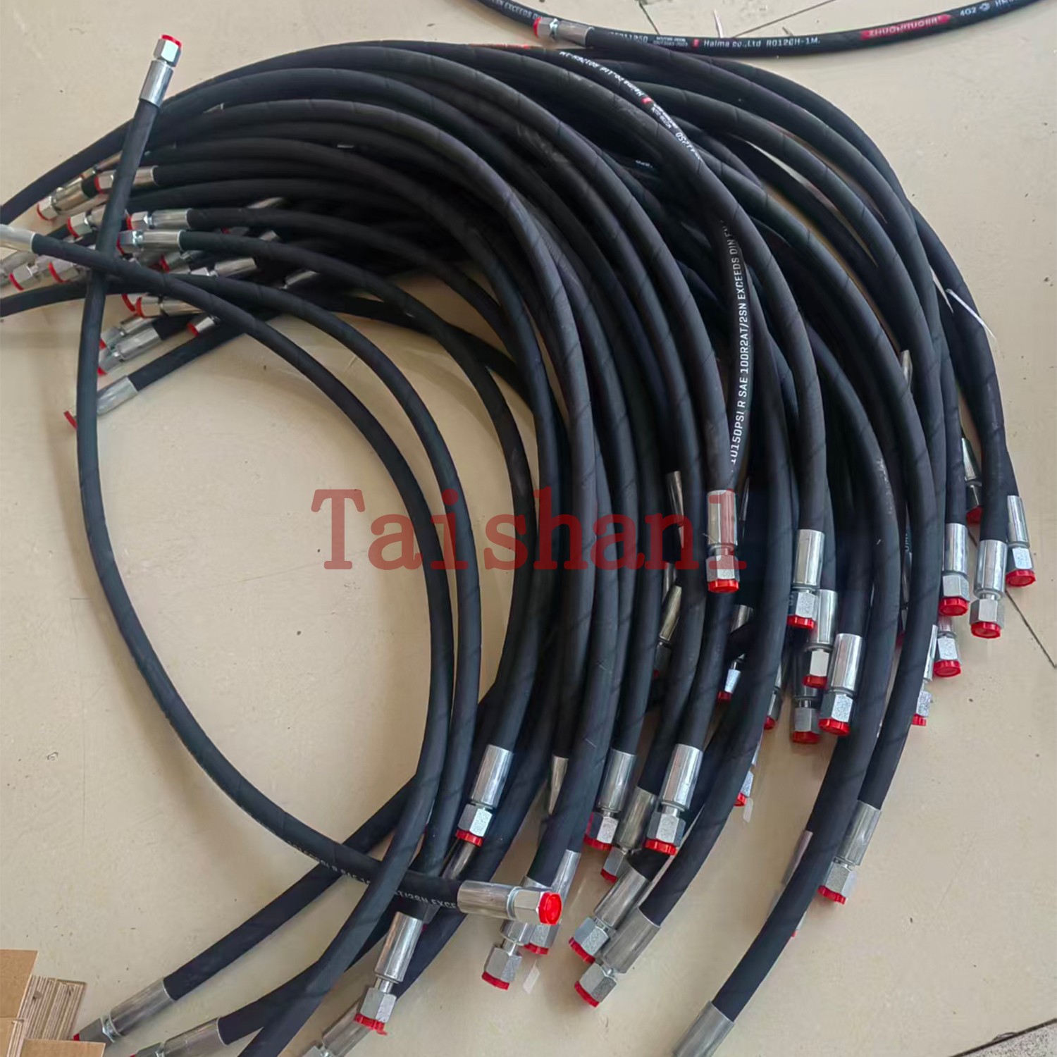 AGT Miva China Mini Excavator M14x1.5x 36″ Hydraulic Hose Both Ends Straight 2P