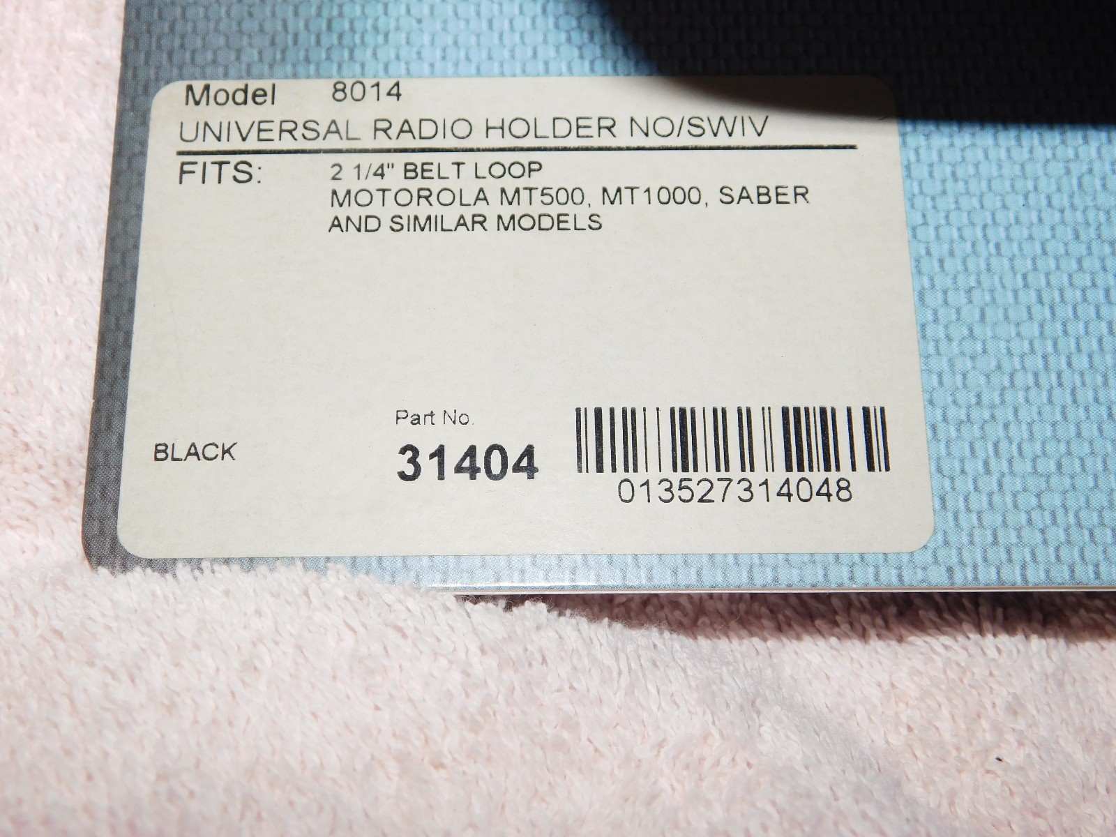 Bianchi PatrolTek Nylon Radio Holder 8014 Belt Holster