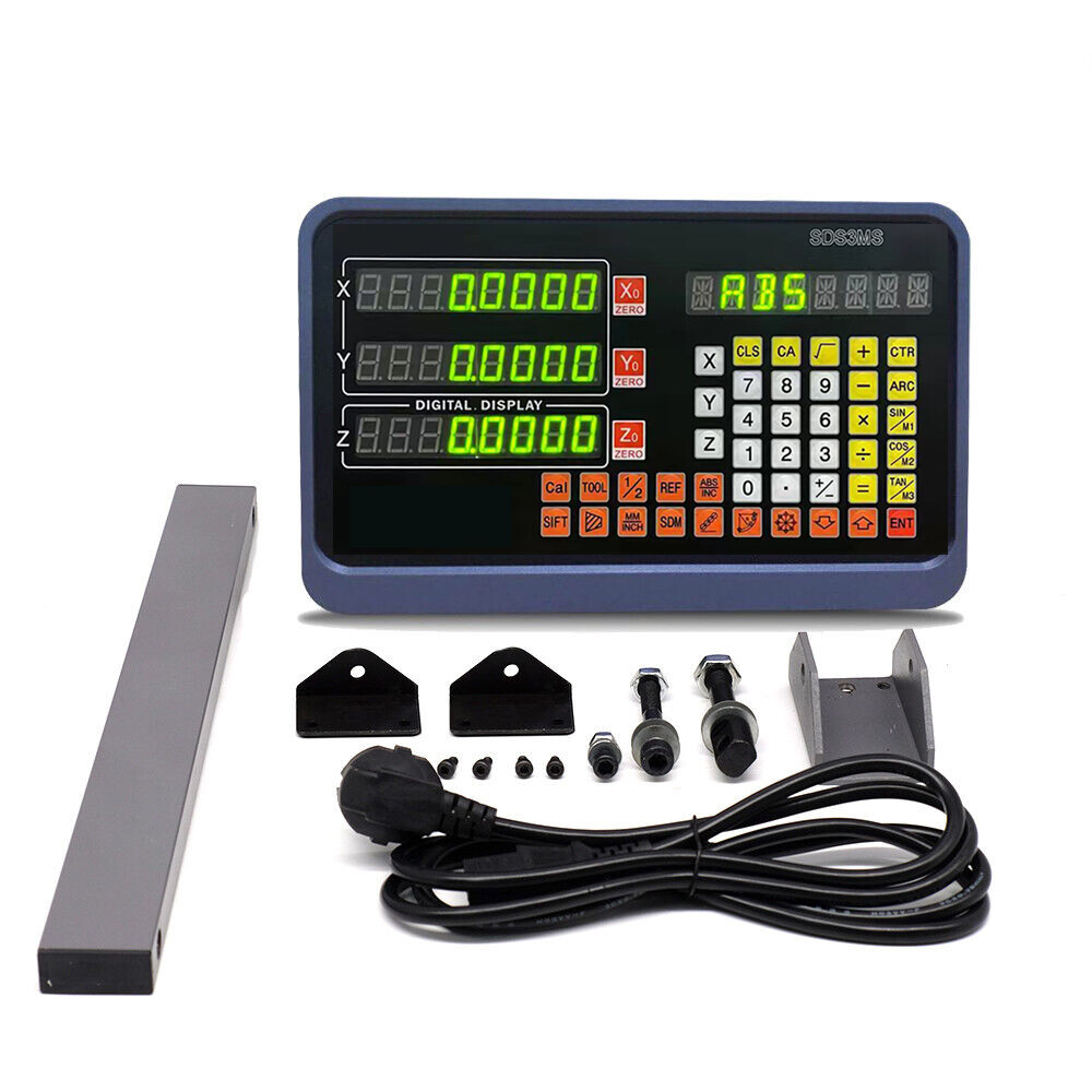 2/3 Axis Digital Readout Linear Scale DRO Display 5um for Bridgeport Mill Lathe