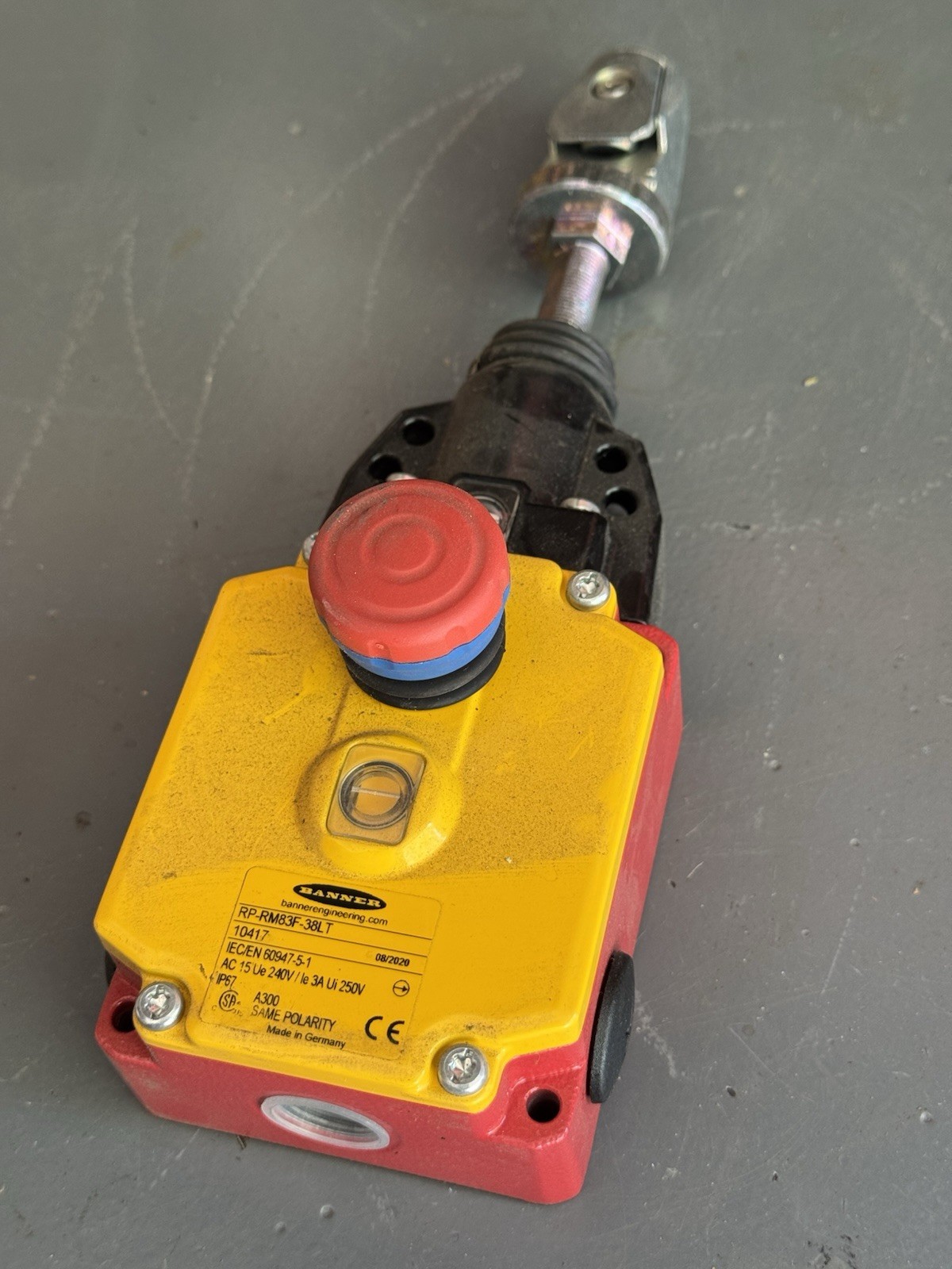 Banner RP-RM83F-38LT Emergency Stop Rope Pull E-Stop