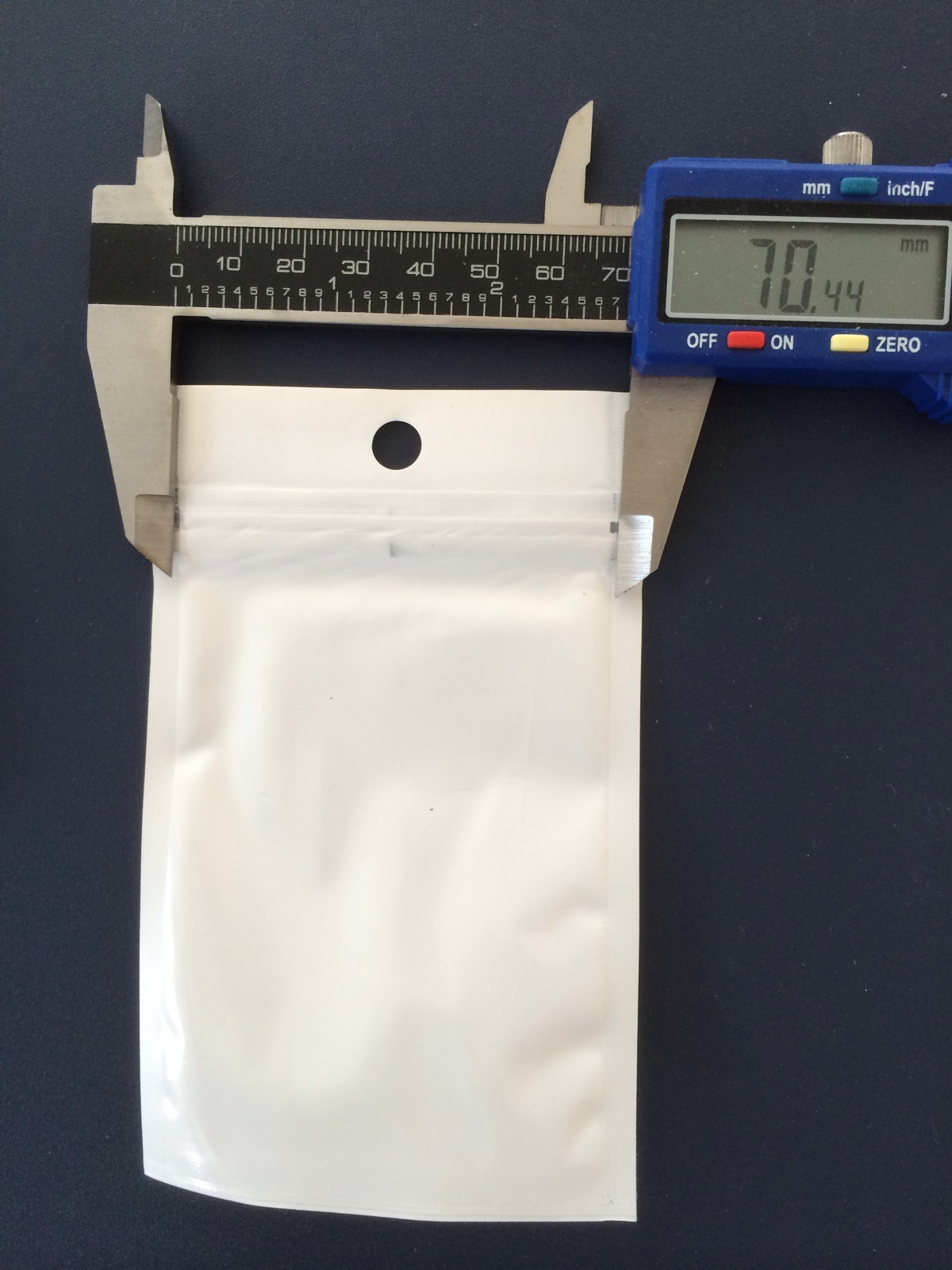 10 X Semi Transparency Zip Lock bag 95mm * 70mm reclosable
