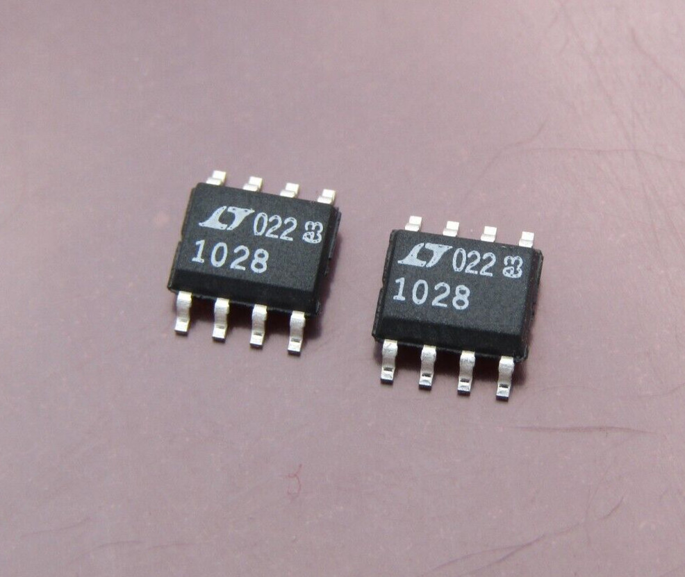 ( 2 PCS ) LT1028CS8 Ultra Low Noise Precision High Speed Op Amp SOIC-8 — NOS