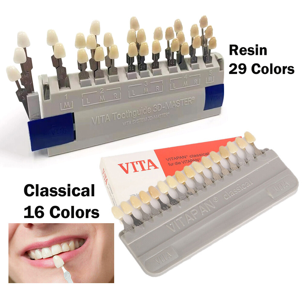 Dental VITA Toothguide 3D Master with Bleached Shade Guide 29 Colors 16 Colors