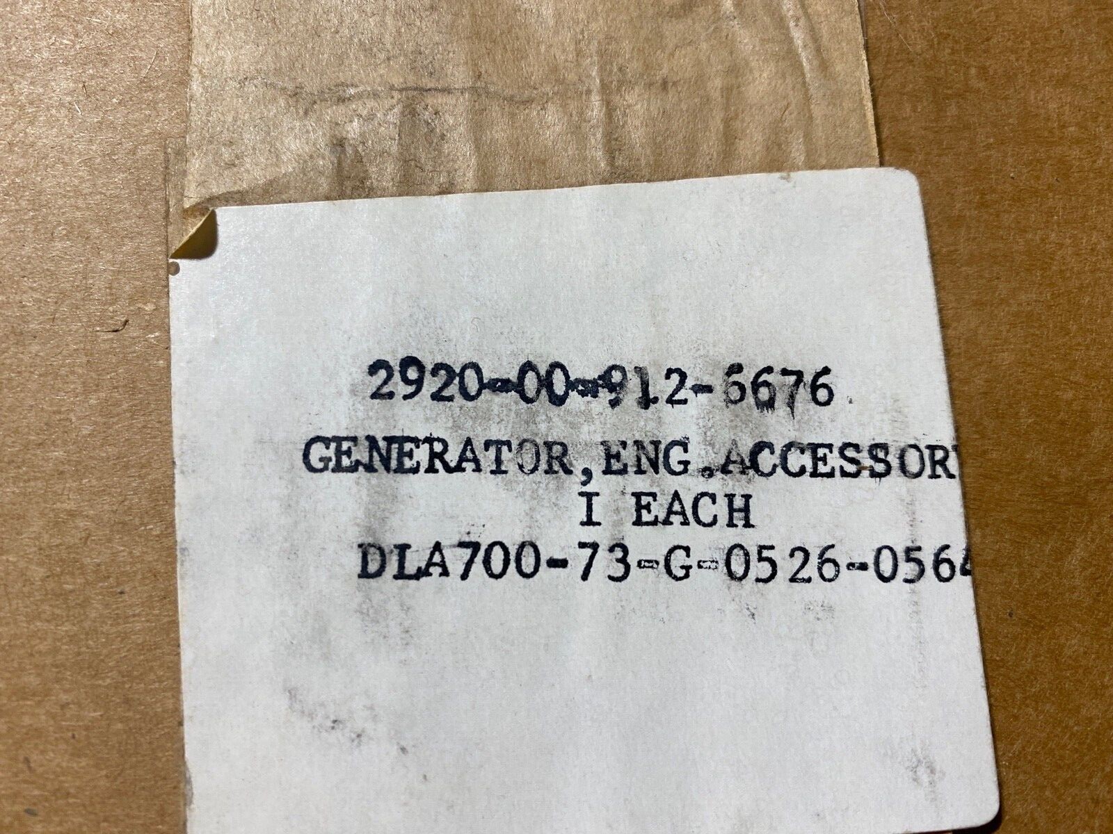 Vintage Tractor 6V Generator Prestolite Oliver Cockshut Ford Hercules Waukesha