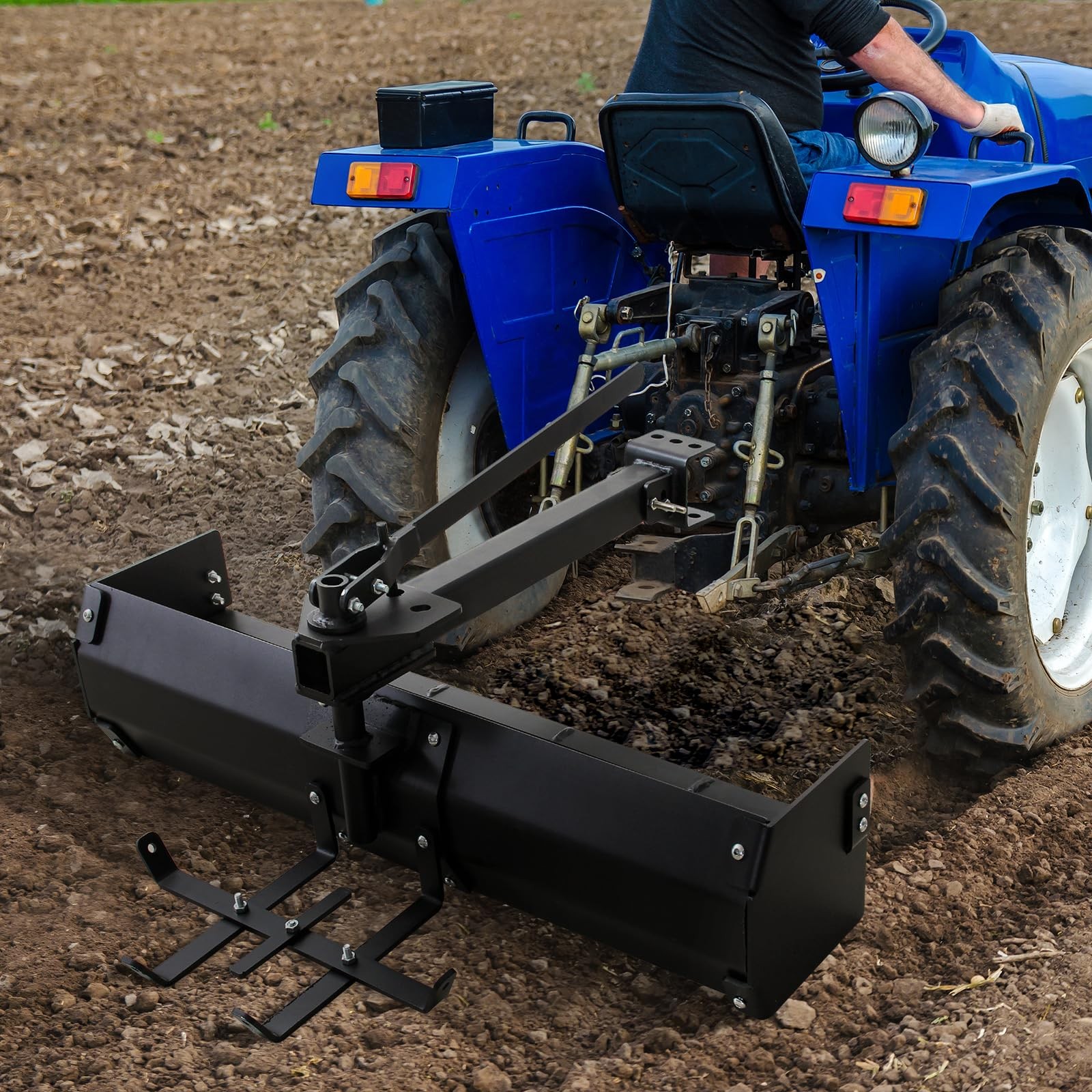 42″ Tow Behind Box Scraper Lawn Tractor Attachments for ATV UTV Tractor Mower