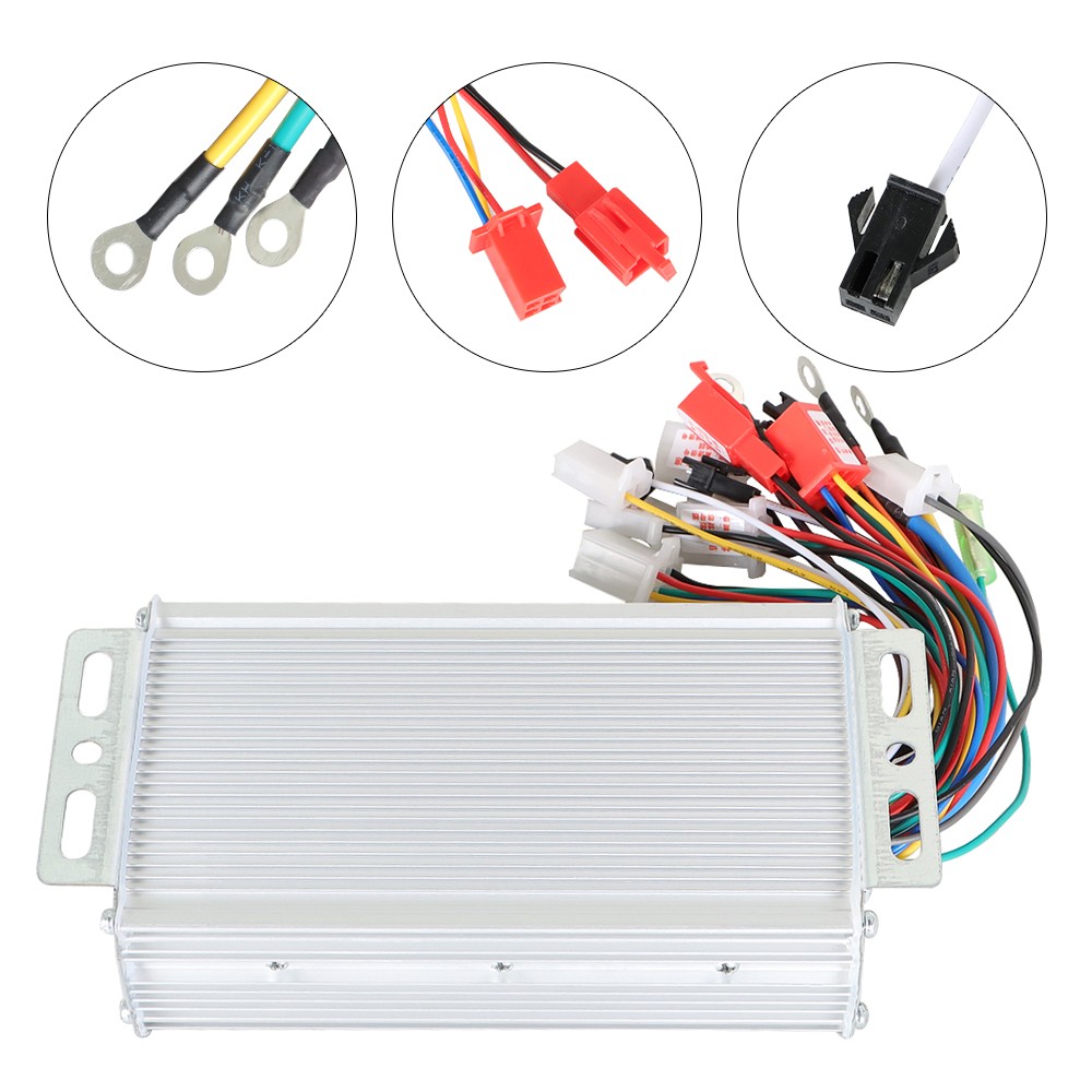 DC Brushless Motor Speed Controller For Electric E-bike Scooter 36/48V 500W New