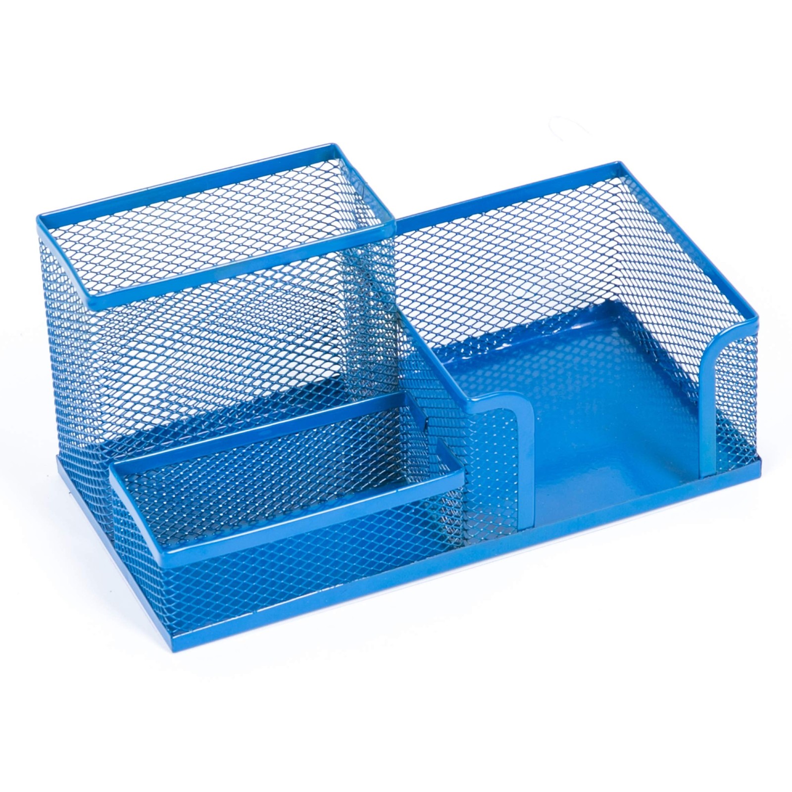 Leviatan Desk Organizer | Metal | Office Pen Holder Navy Blue