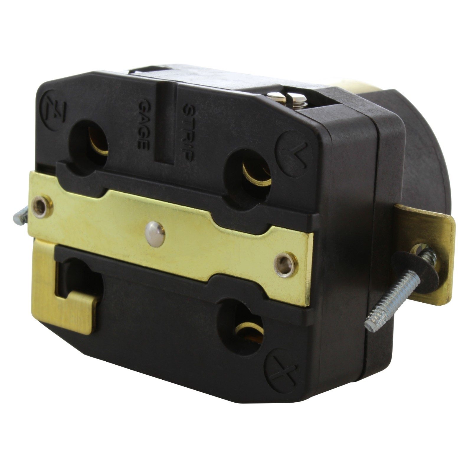 AC WORKS® CS8169 50A 480V 3-Phase Locking Female Receptacle UL 59D4 CSA 81290