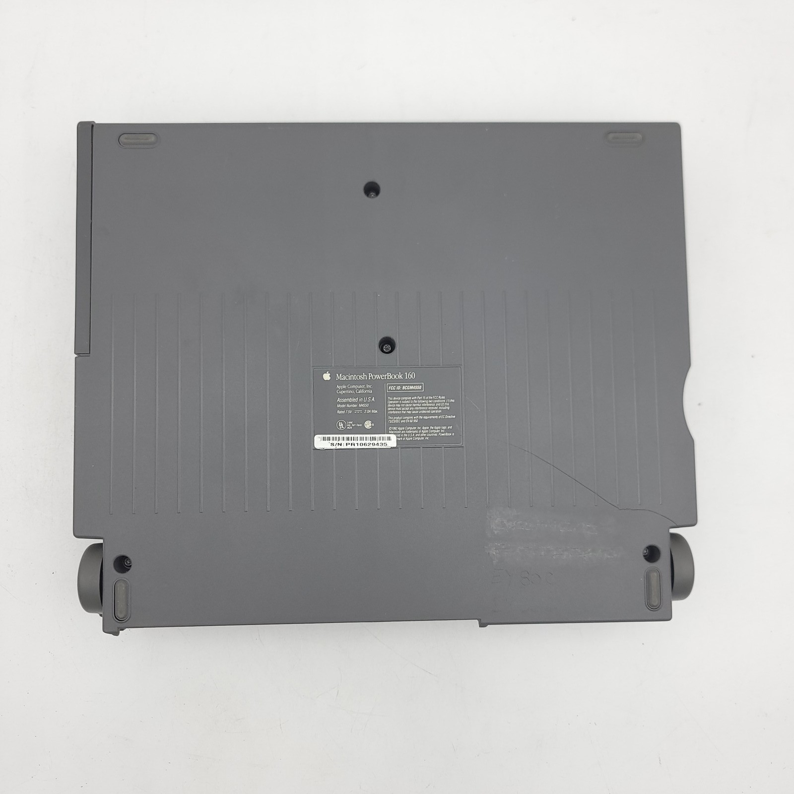 Apple Macintosh PowerBook 160 M4550 Vintage Laptop Powers On For Parts or Repair