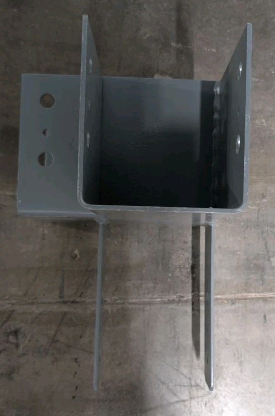 Simpson Strong-Tie ECCLR666 L-Shape End Column Cap 6x Post 6x Beams Skewed Right