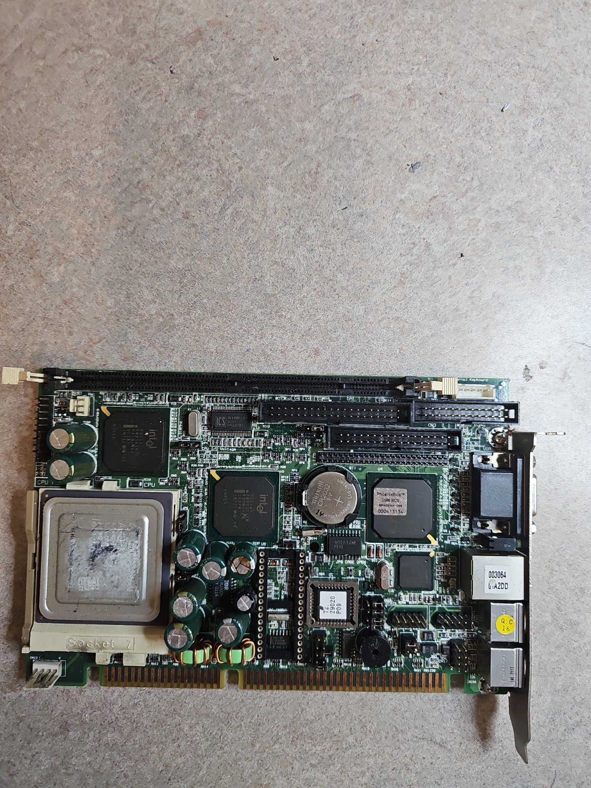 NEXCOM NUPRO-592 Rev 1.3 ISA Industrial Single Board Computer Socket 7 SBC