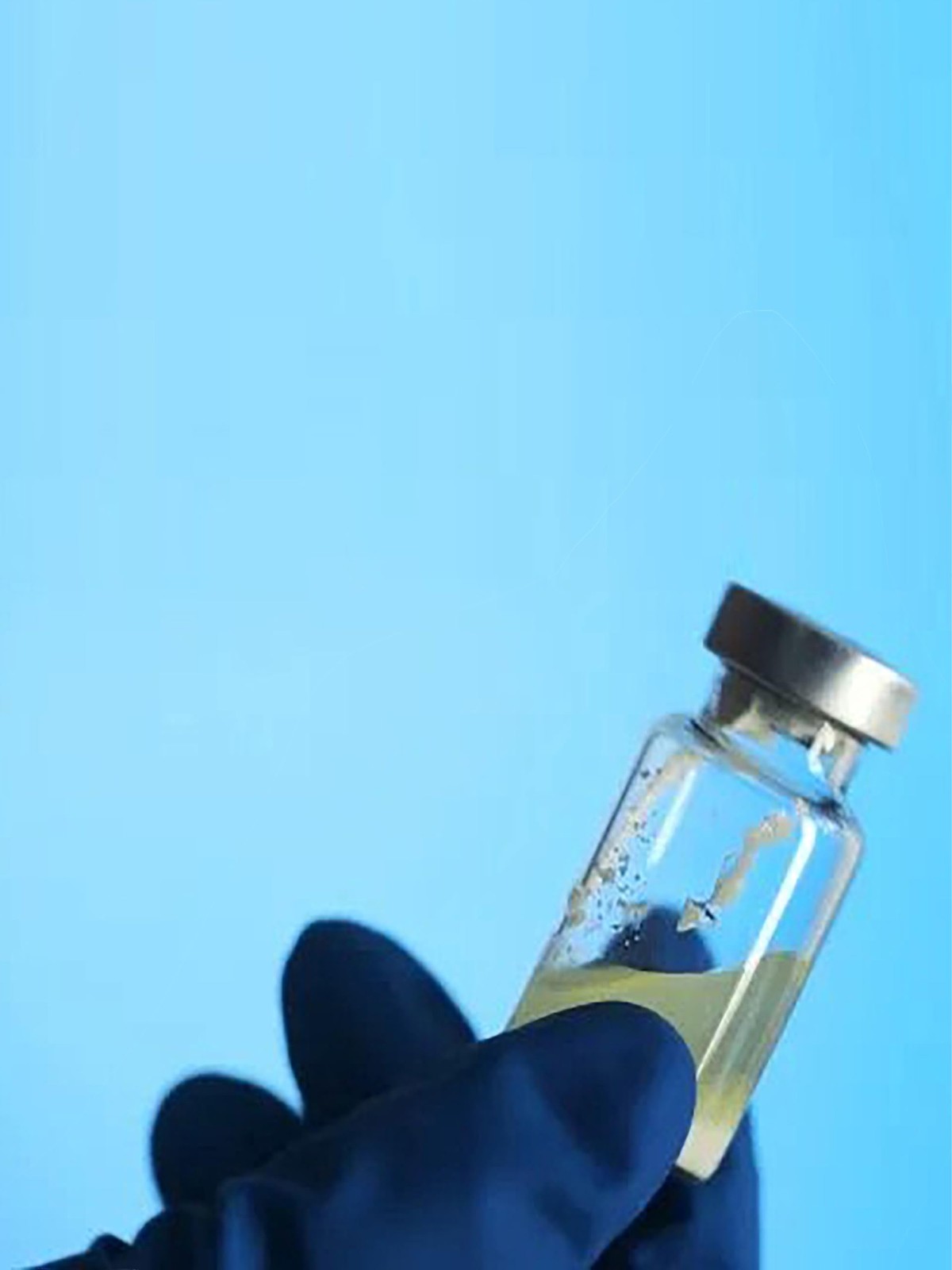 20ml Glass Vials – Self-Healing Injection Port, Sterile Empty Vials with Sea…