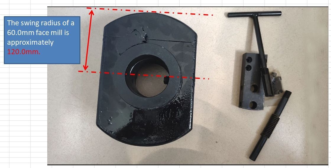 1pc New Type 2.36″ /60.0mm Boring Facing Head fits Motor line boring machine