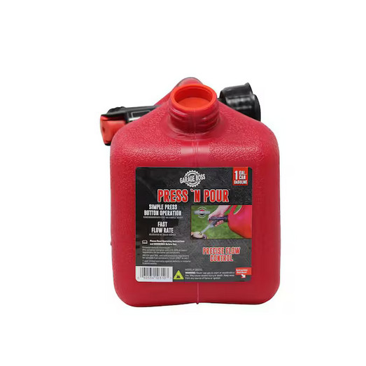 Garage Boss Press N Pour 1 Gal. Gas Can Accessory