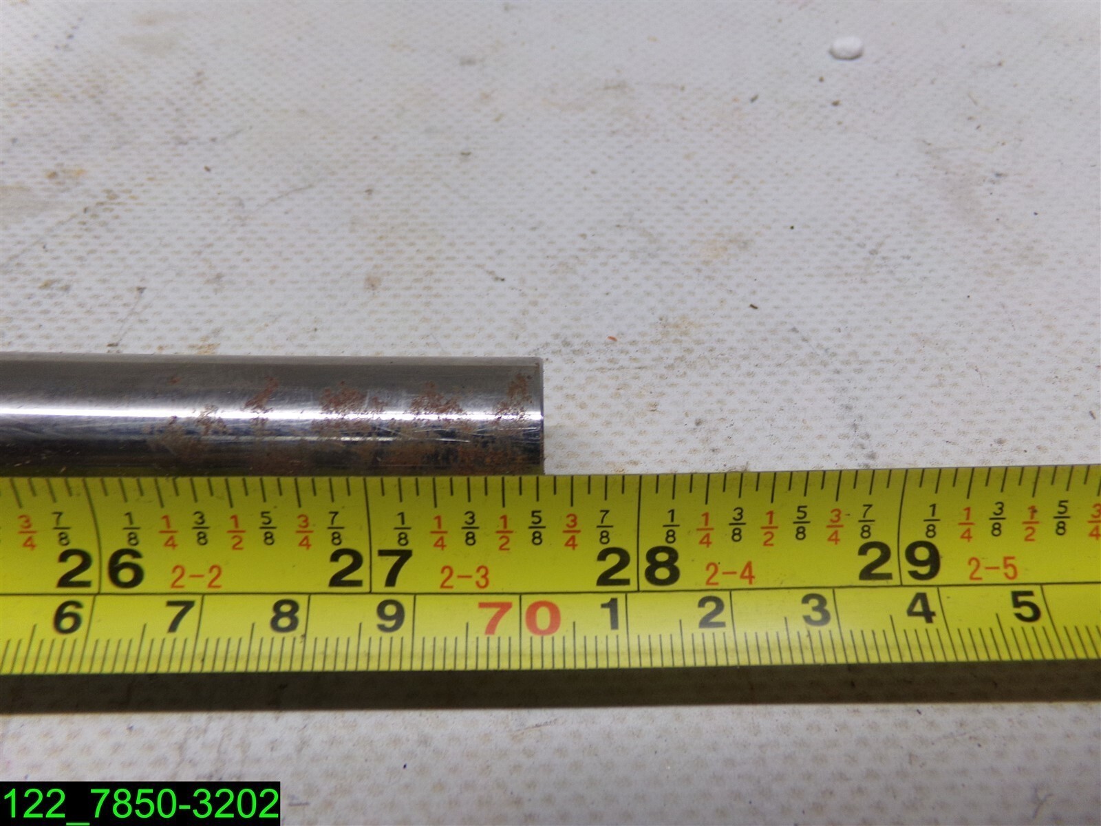 QTY=6: SOLID STEEL PIN STAKES 25/32″ DIA X 27-5/8″ LONG