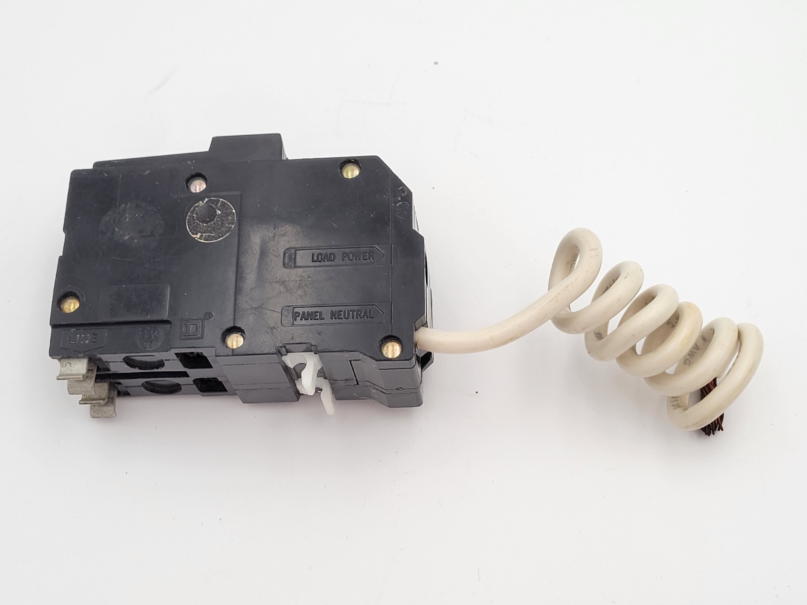 Square D QO 50 A 2 Pole Ground Fault Circuit Interrupter Breaker QO250GFI