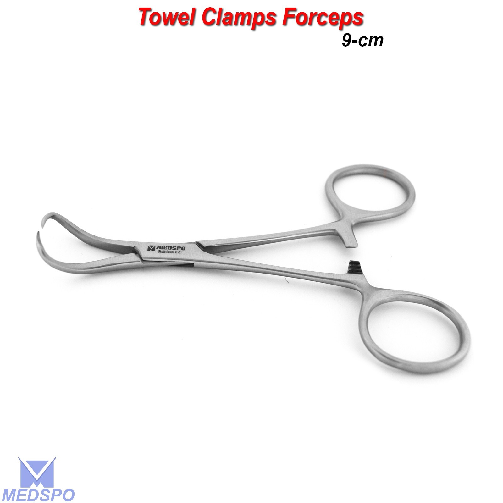 Dental Hemostatic Backhause Towel Clamp Forceps Grasping Tissue Plier Forceps