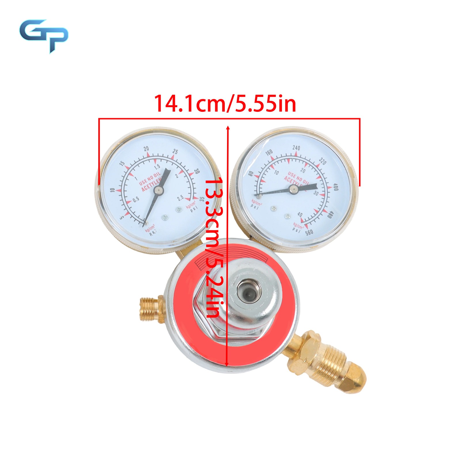 Solid Brass OXYGEN ACETYLENE Regulators 4 Welding Fit Gas Torch Cutting