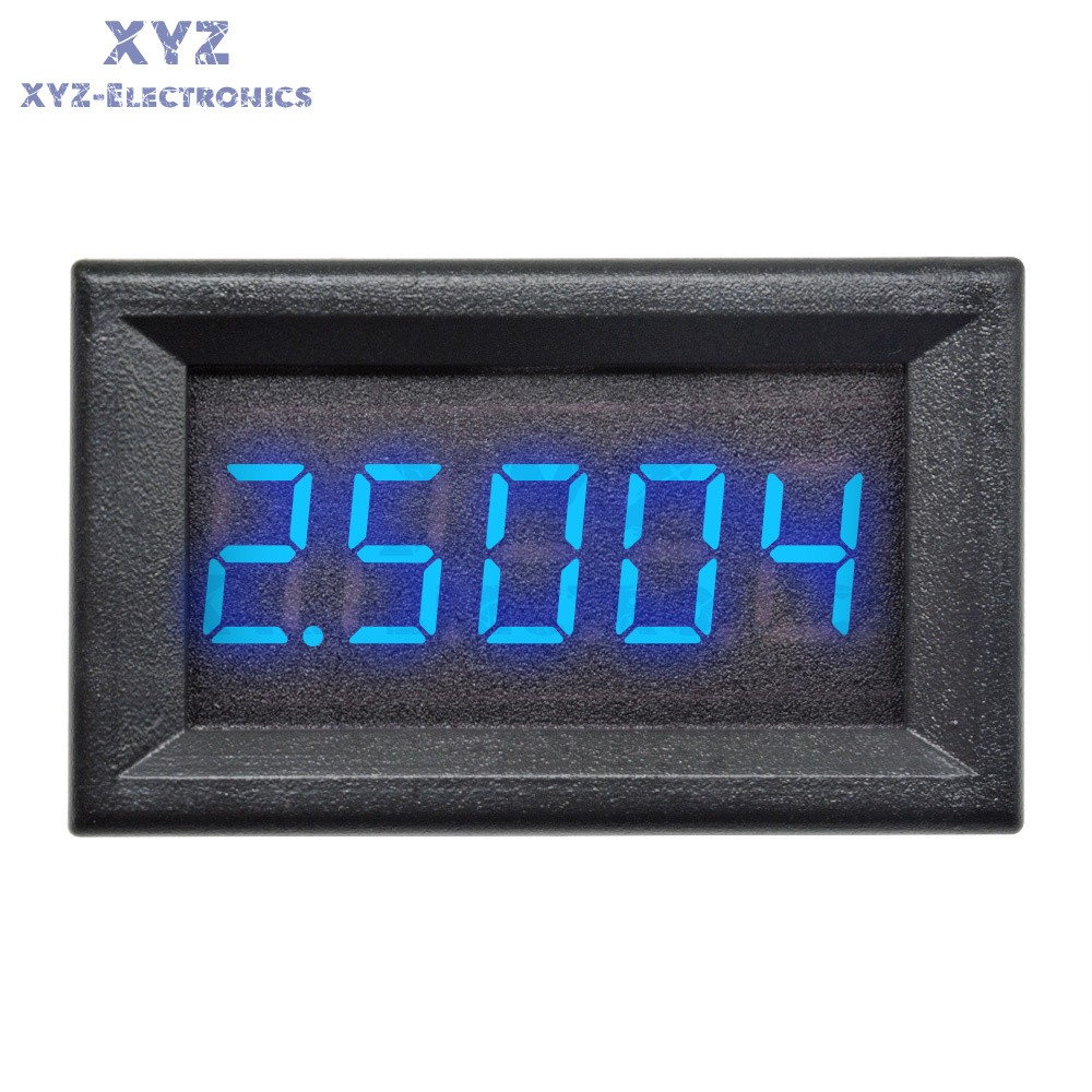 DC 0-4.3000-33.000V 5 Digit LED Digital Voltage Panel Meter Voltmeter Red Blue
