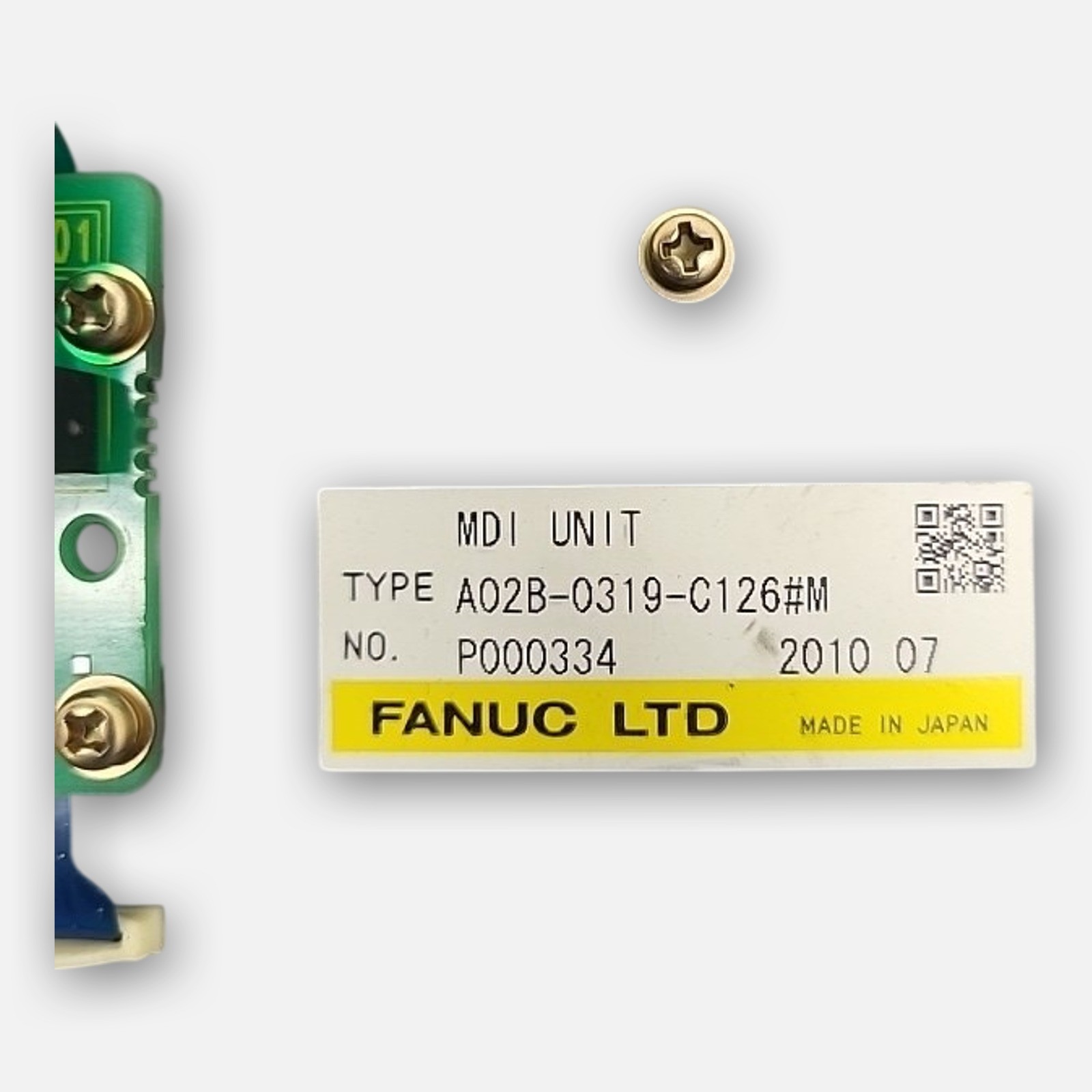 FANUC A02B-0319-C126#M MDI UNIT