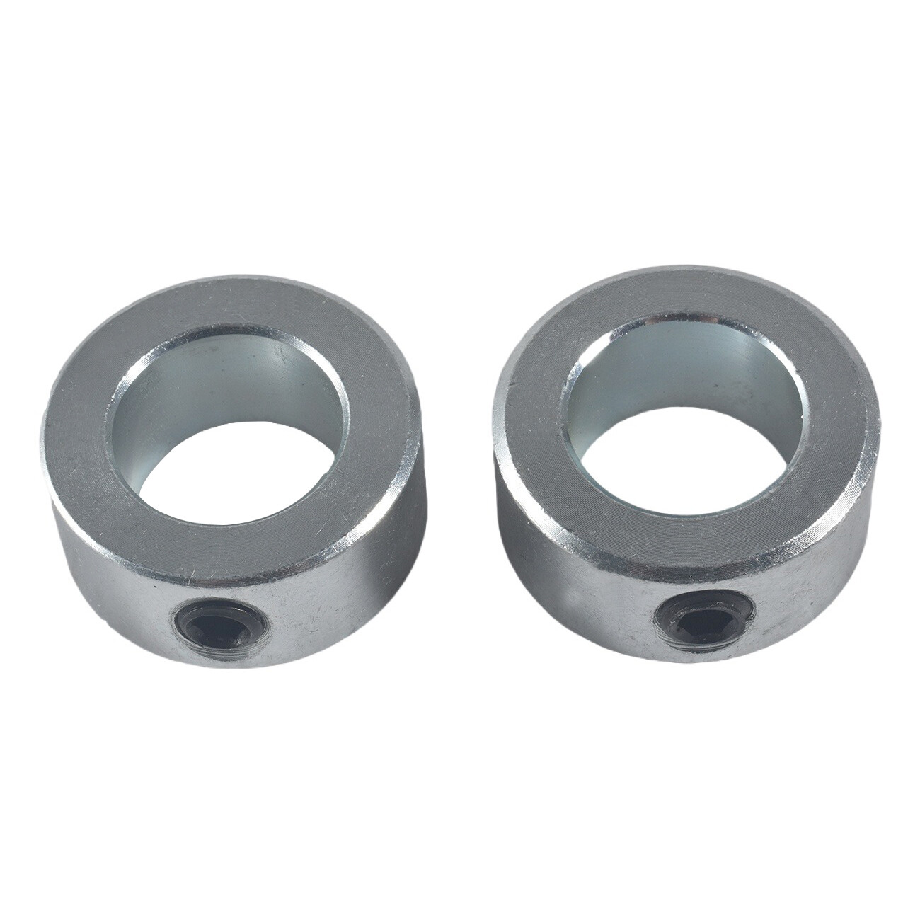 2PK 3/4″ Bore Zinc Plated Shaft Collars Solid Steel Set Screws Style