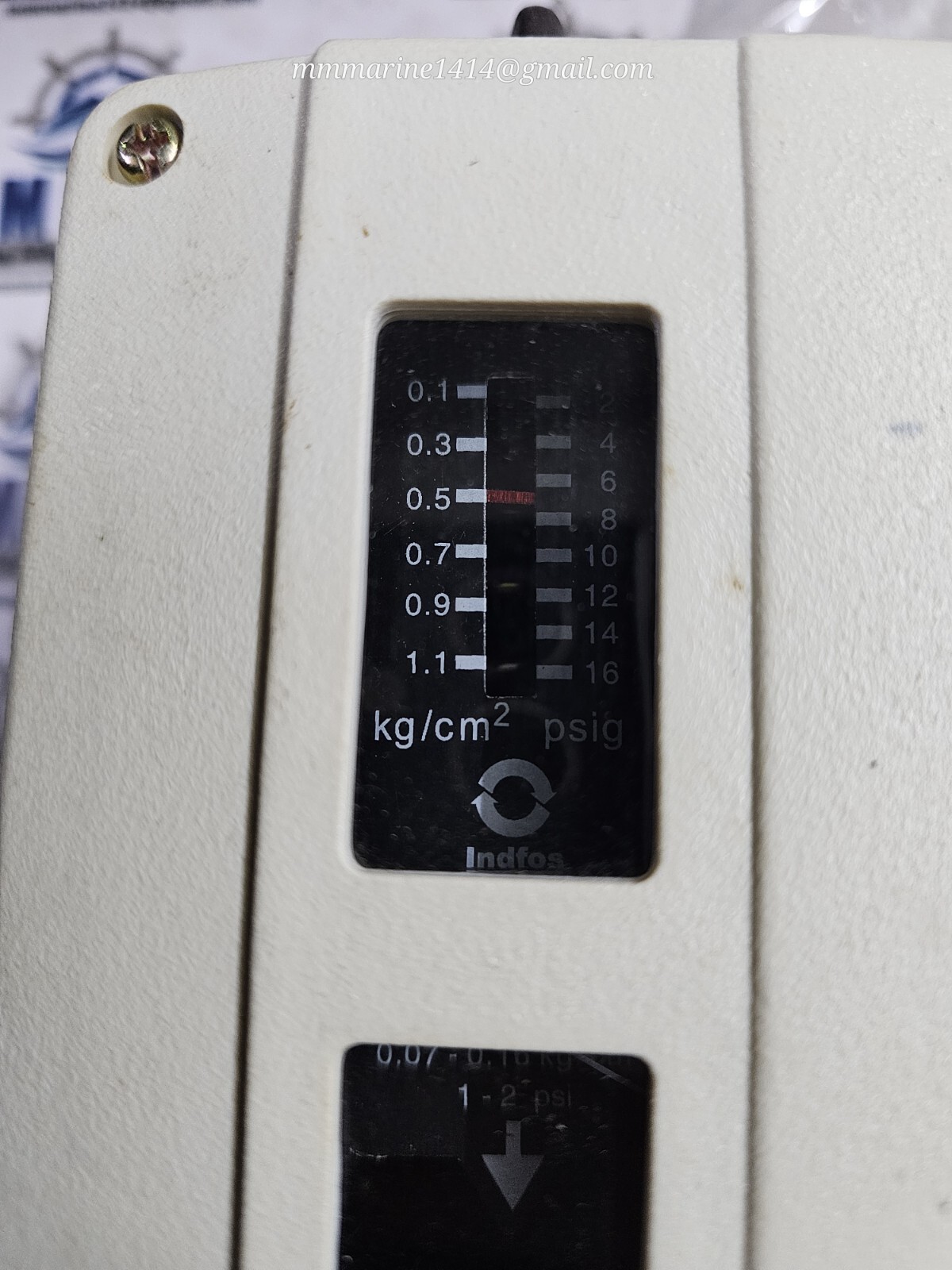 INDFOS RT 112 SB PRESSURE SWITCH 0.1-1.1 KG/CM2 MADE IN INDIA