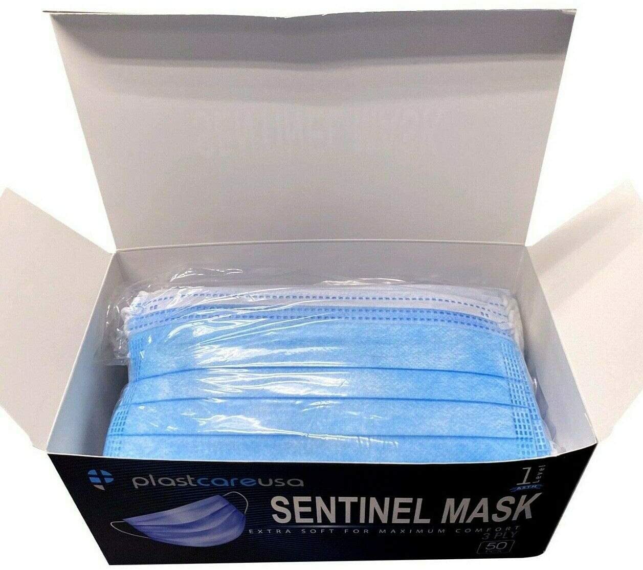 ASTM Ear Loop Disposable Medical Face Masks (Choose Your Qty, Color & Level)