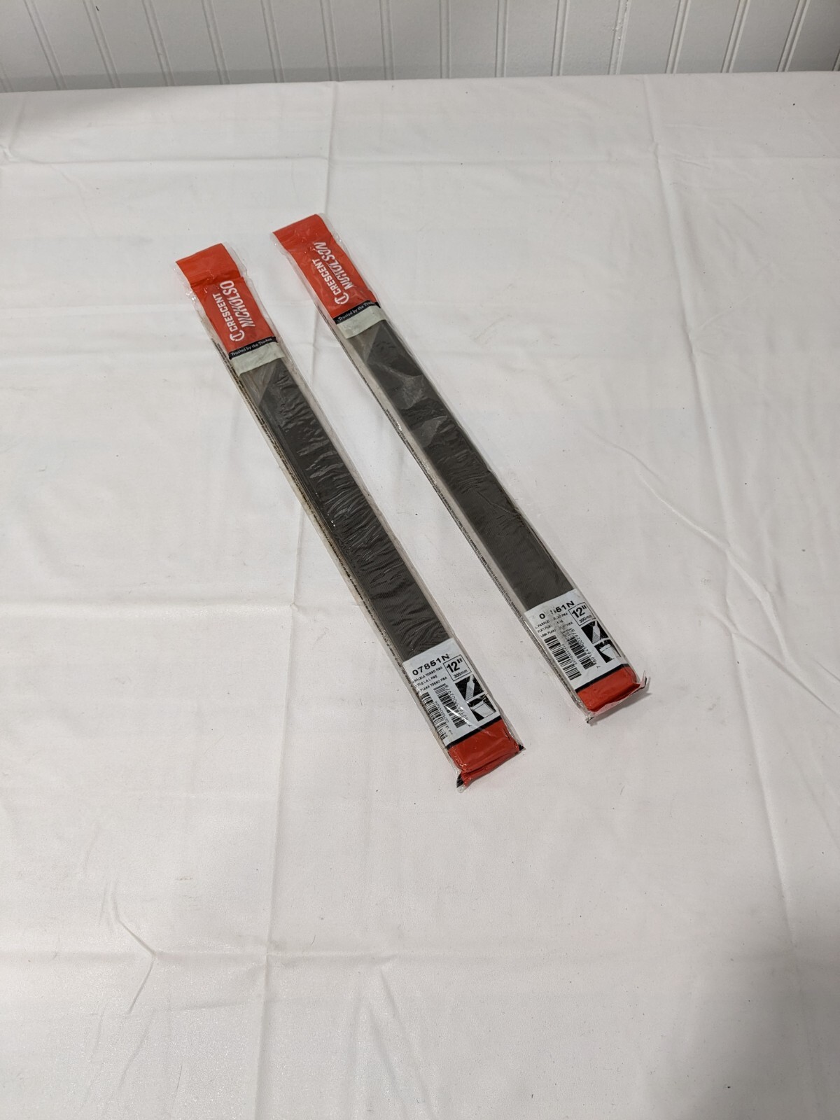 Crescent 12″ Flat Fine Cut Long Angle Lathe Hand File Qty 2 07851N